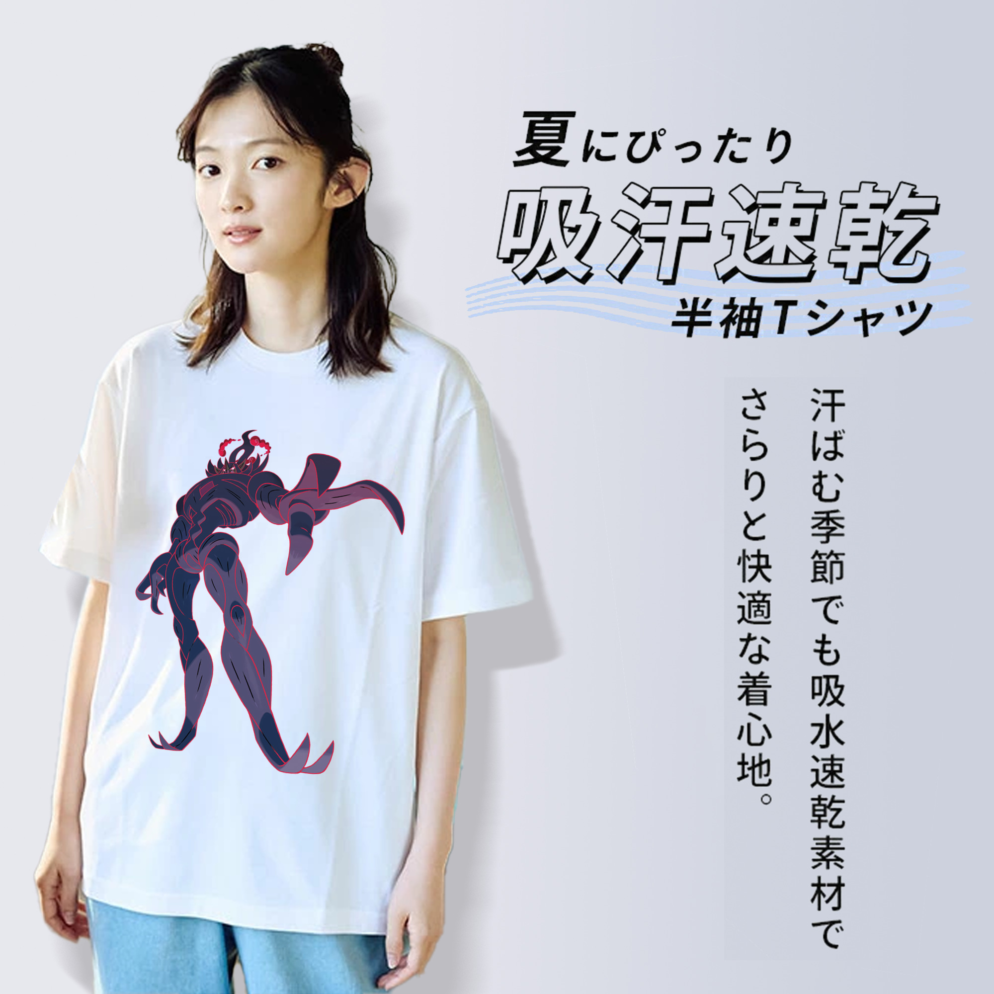 ポケットモンスター Pokémon レディースカジュアルプリントTシャツ（綿100％）