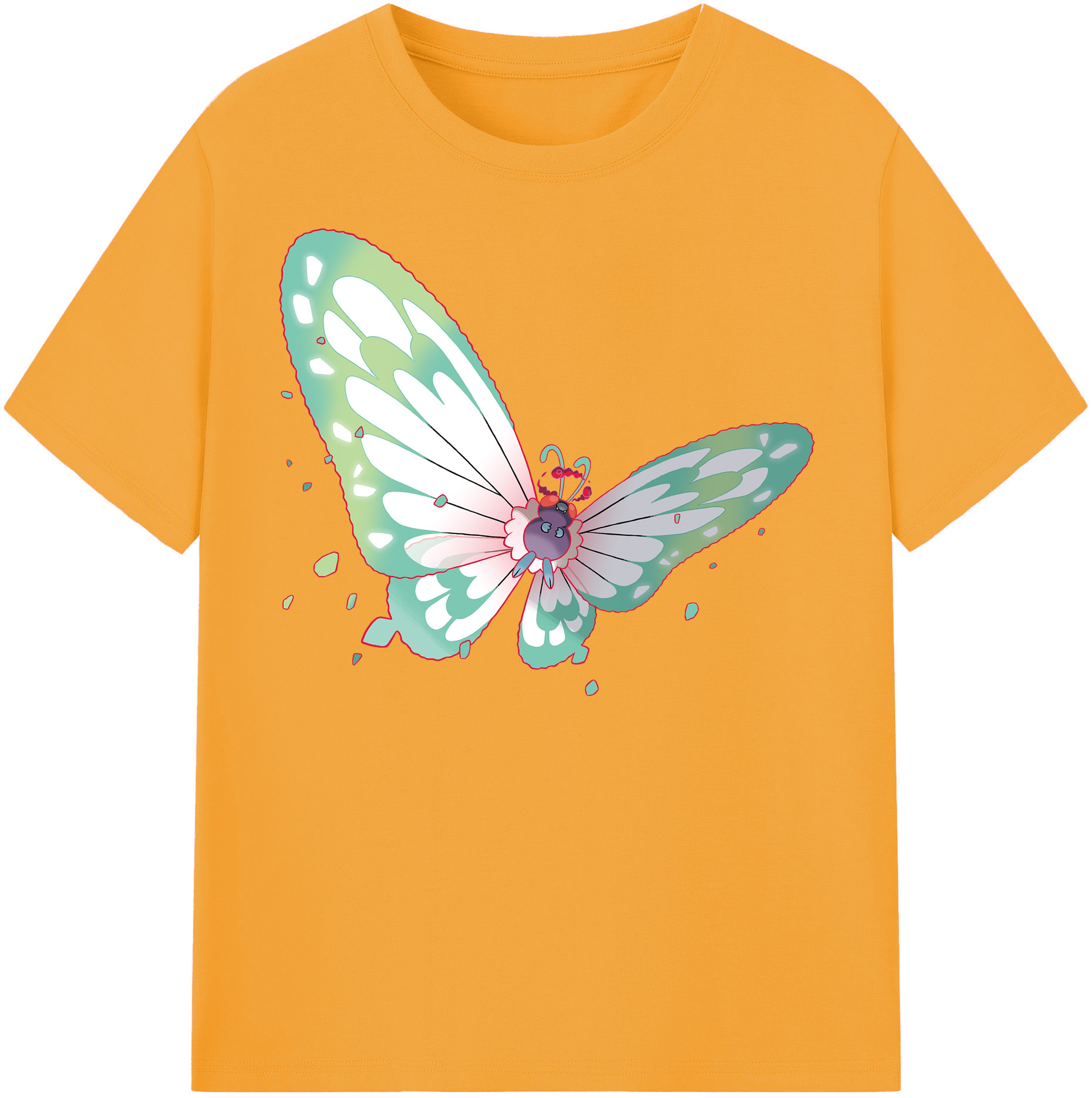 （画像用） ポケットモンスター Pokémon レディースカジュアルプリントTシャツ（綿100％）