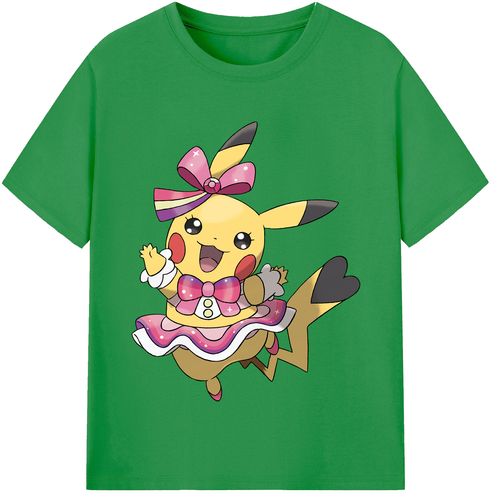（画像用） ポケットモンスター Pokémon レディースカジュアルプリントTシャツ（綿100％）
