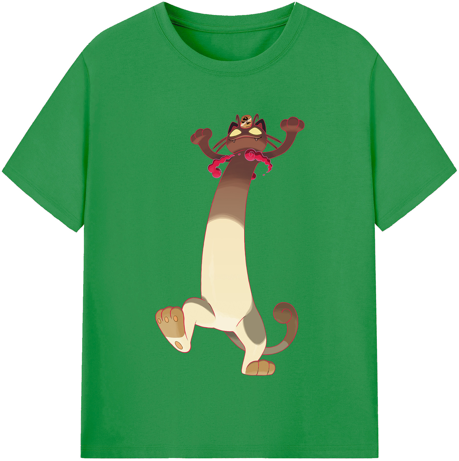 （画像用） ポケットモンスター Pokémon レディースカジュアルプリントTシャツ（綿100％）