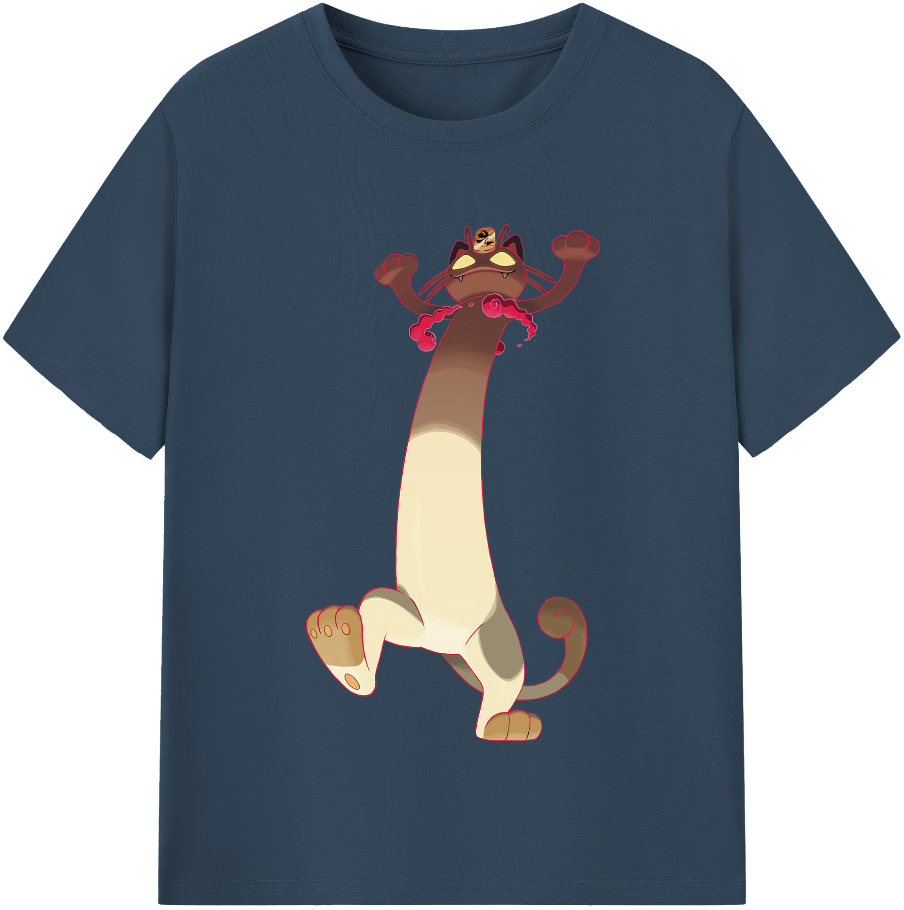 （画像用） ポケットモンスター Pokémon レディースカジュアルプリントTシャツ（綿100％）