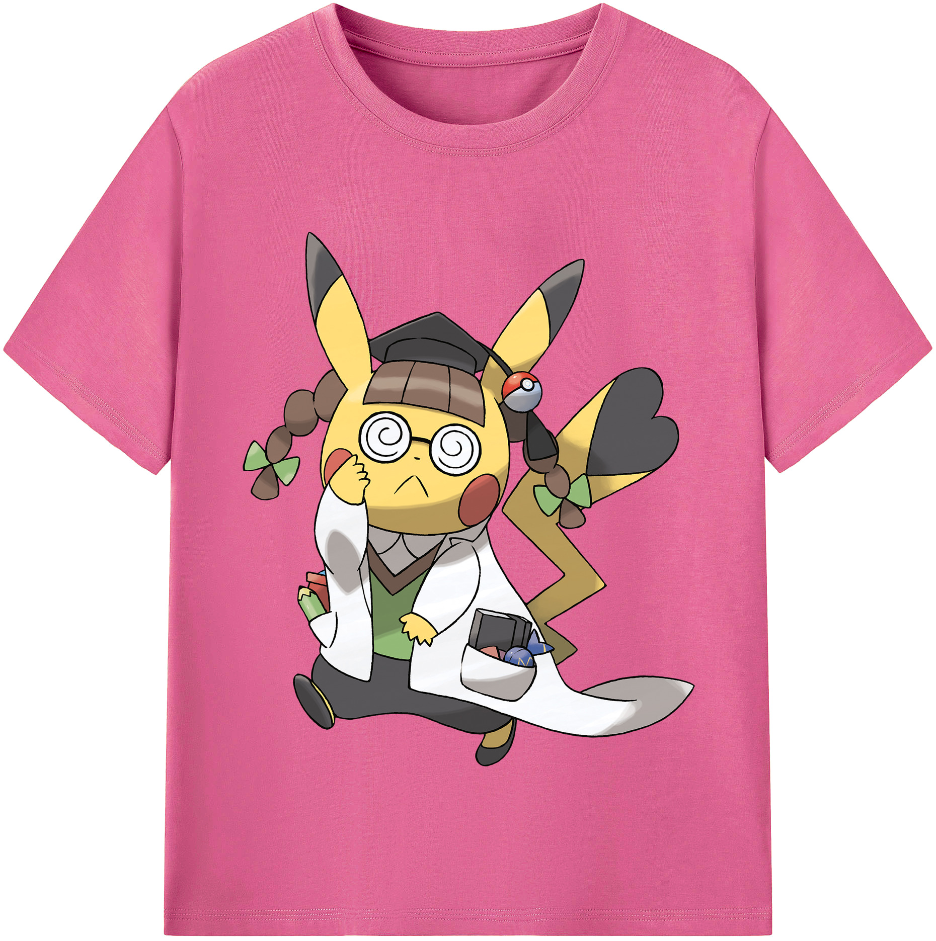 （画像用） ポケットモンスター Pokémon レディースカジュアルプリントTシャツ（綿100％）