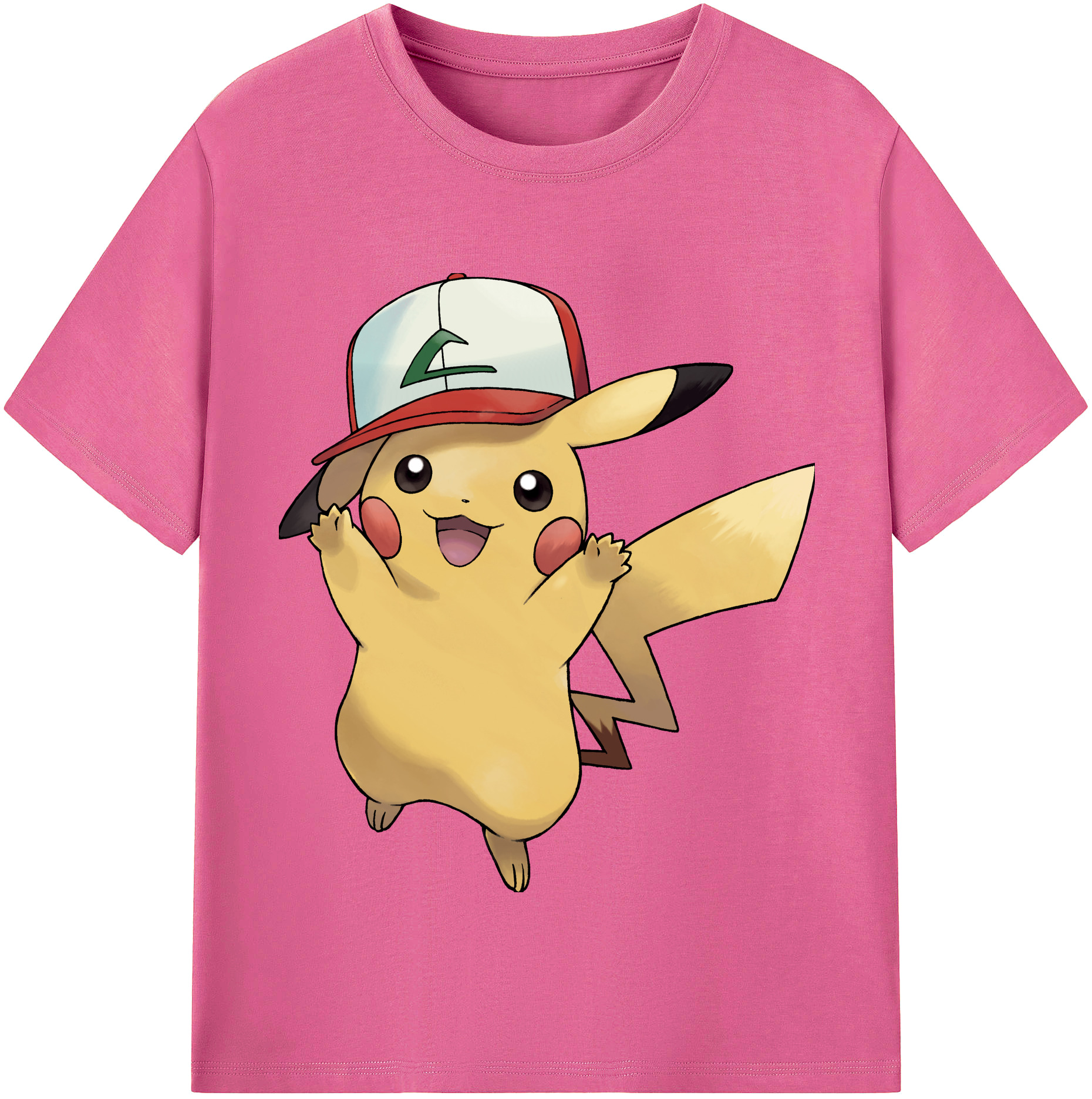 （画像用） ポケットモンスター Pokémon レディースカジュアルプリントTシャツ（綿100％）