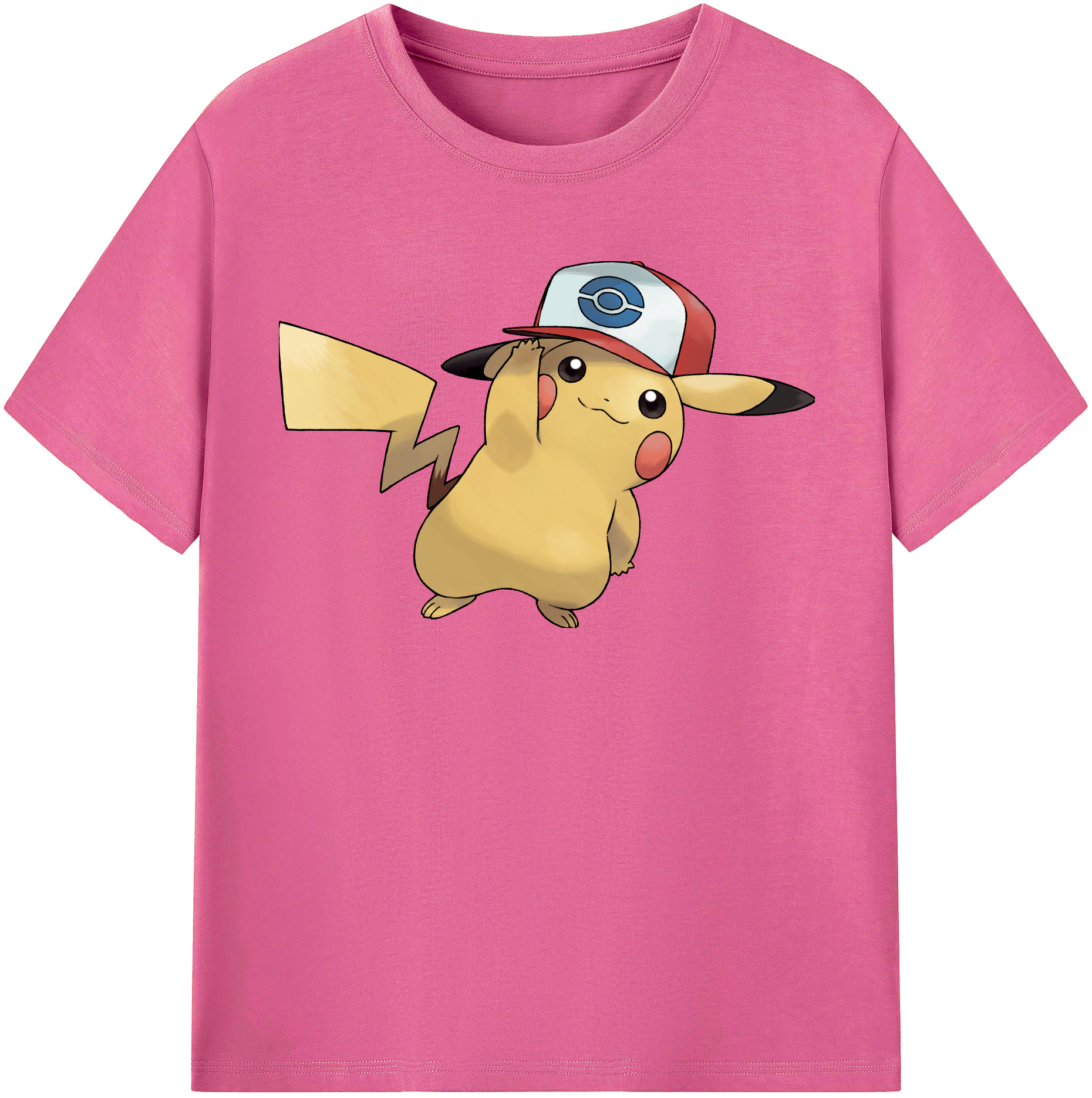 （画像用） ポケットモンスター Pokémon レディースカジュアルプリントTシャツ（綿100％）