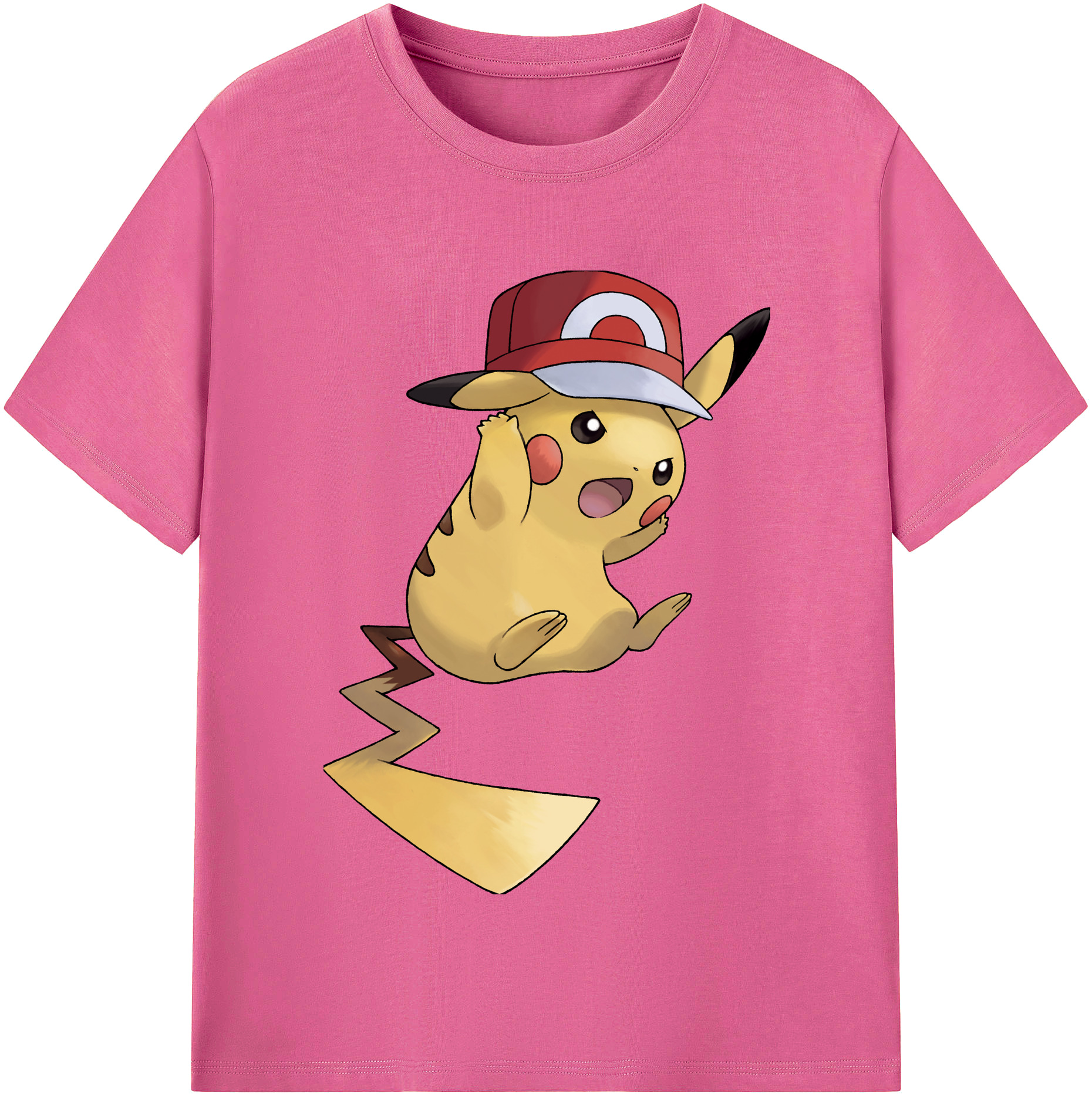 （画像用） ポケットモンスター Pokémon レディースカジュアルプリントTシャツ（綿100％）