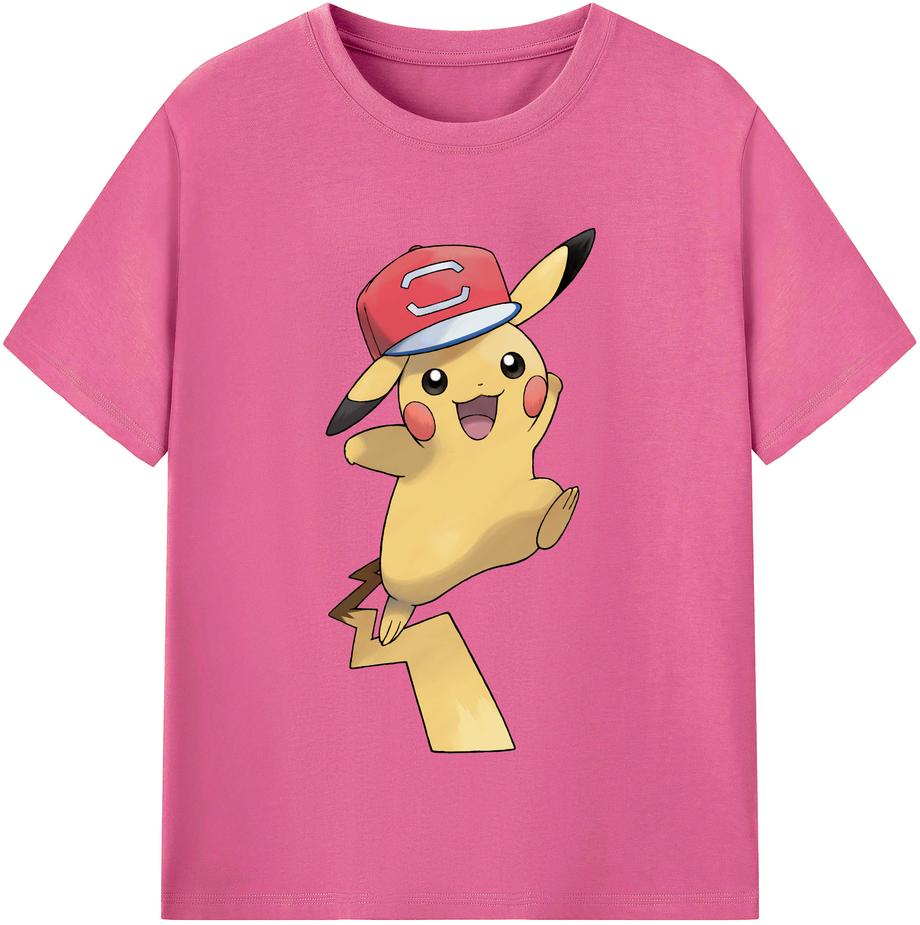 （画像用） ポケットモンスター Pokémon レディースカジュアルプリントTシャツ（綿100％）
