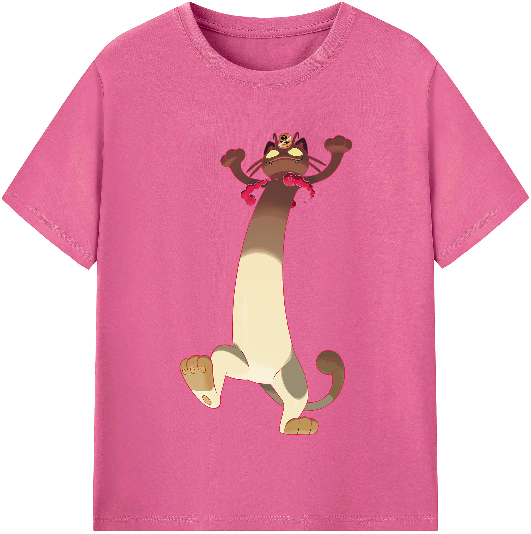（画像用） ポケットモンスター Pokémon レディースカジュアルプリントTシャツ（綿100％）