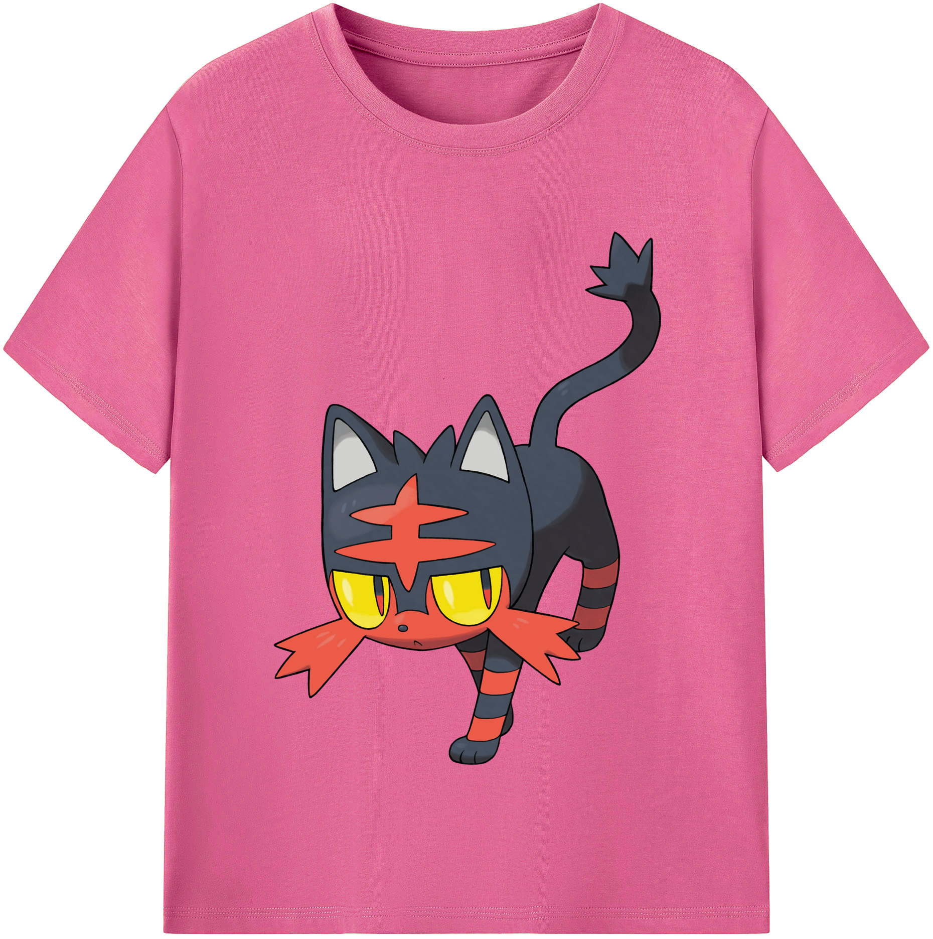 （画像用） ポケットモンスター Pokémon レディースカジュアルプリントTシャツ（綿100％）