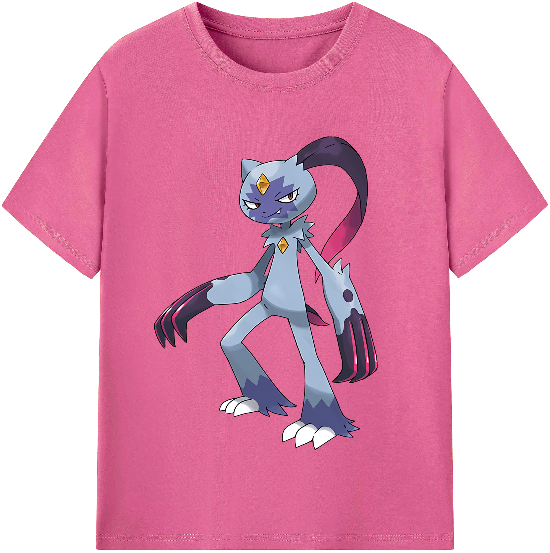 （画像用） ポケットモンスター Pokémon レディースカジュアルプリントTシャツ（綿100％）