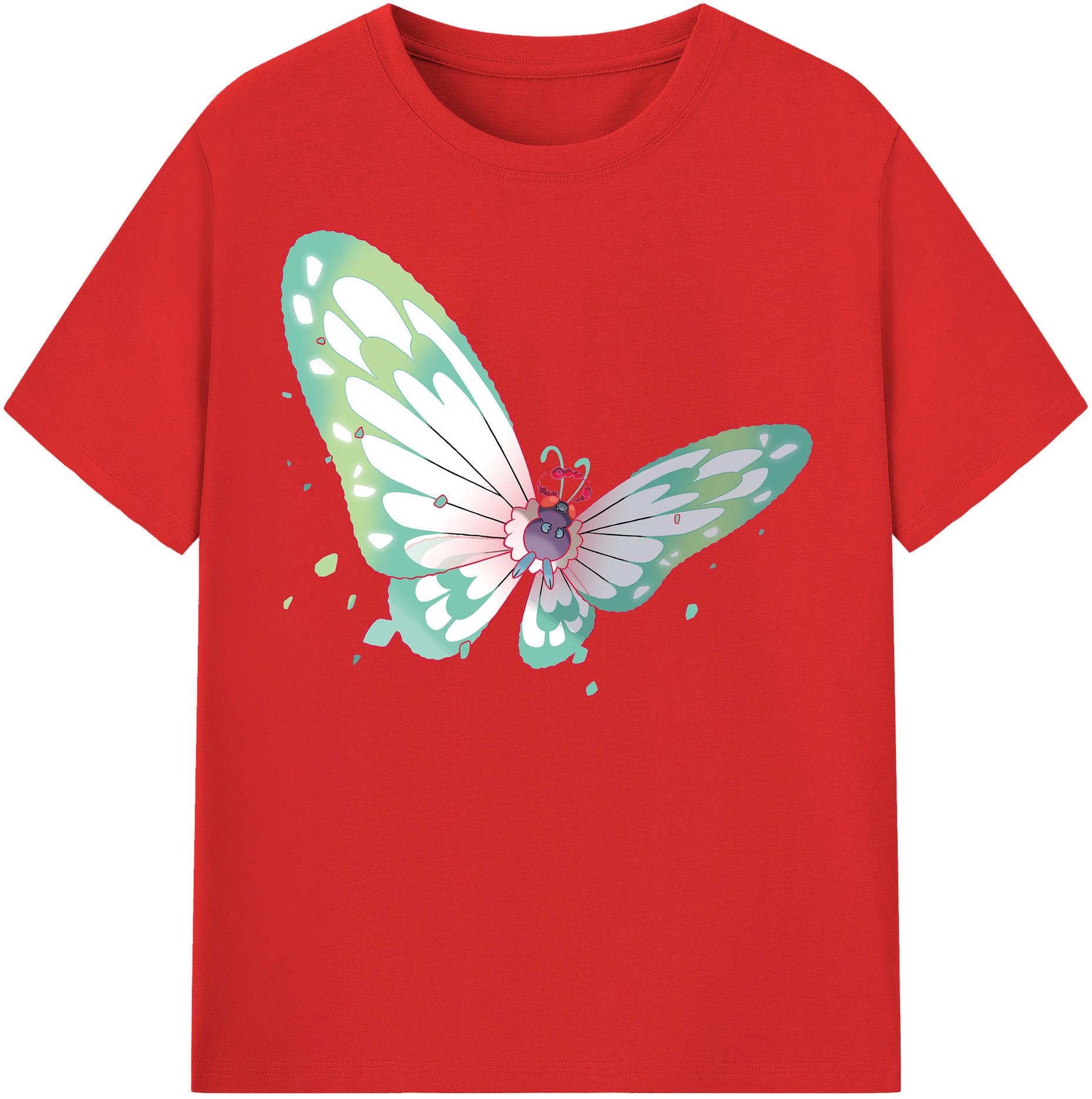 （画像用） ポケットモンスター Pokémon レディースカジュアルプリントTシャツ（綿100％）
