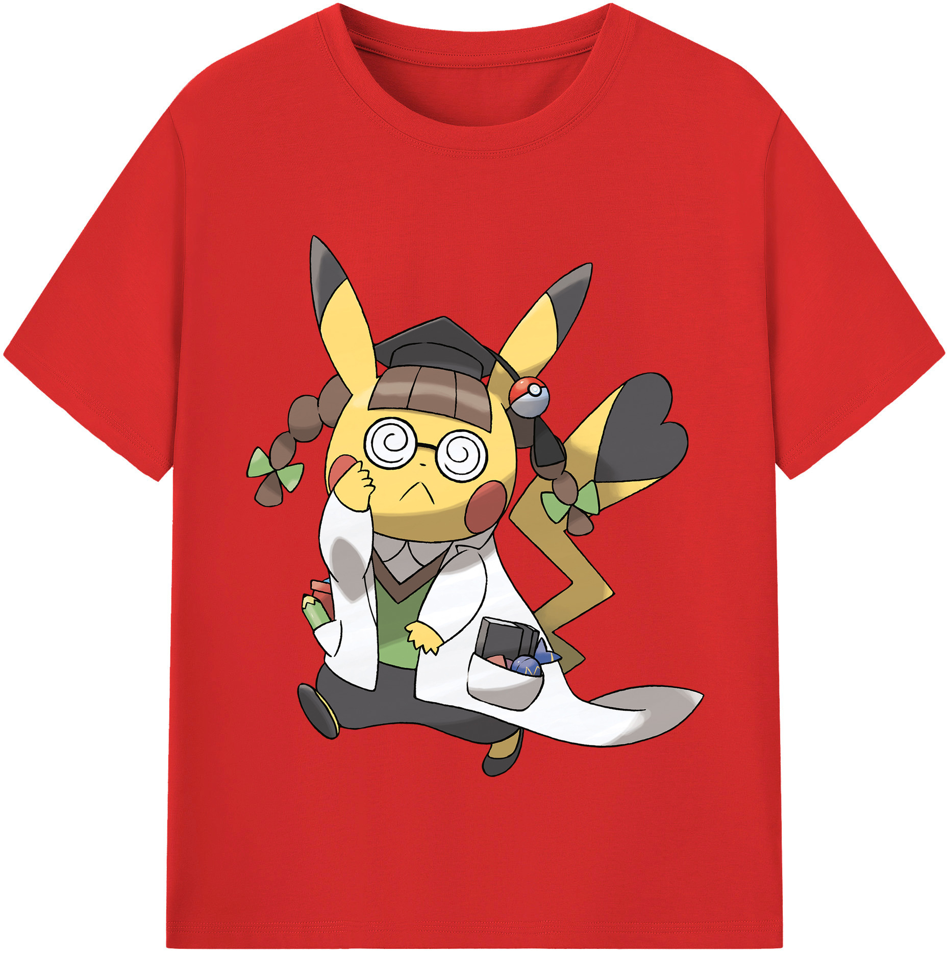 （画像用） ポケットモンスター Pokémon レディースカジュアルプリントTシャツ（綿100％）