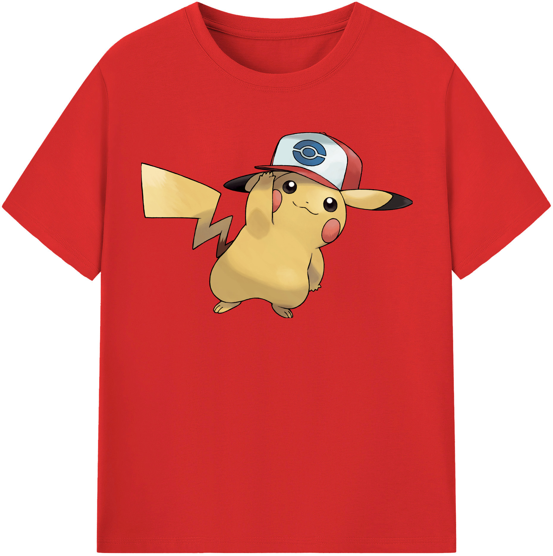 （画像用） ポケットモンスター Pokémon レディースカジュアルプリントTシャツ（綿100％）