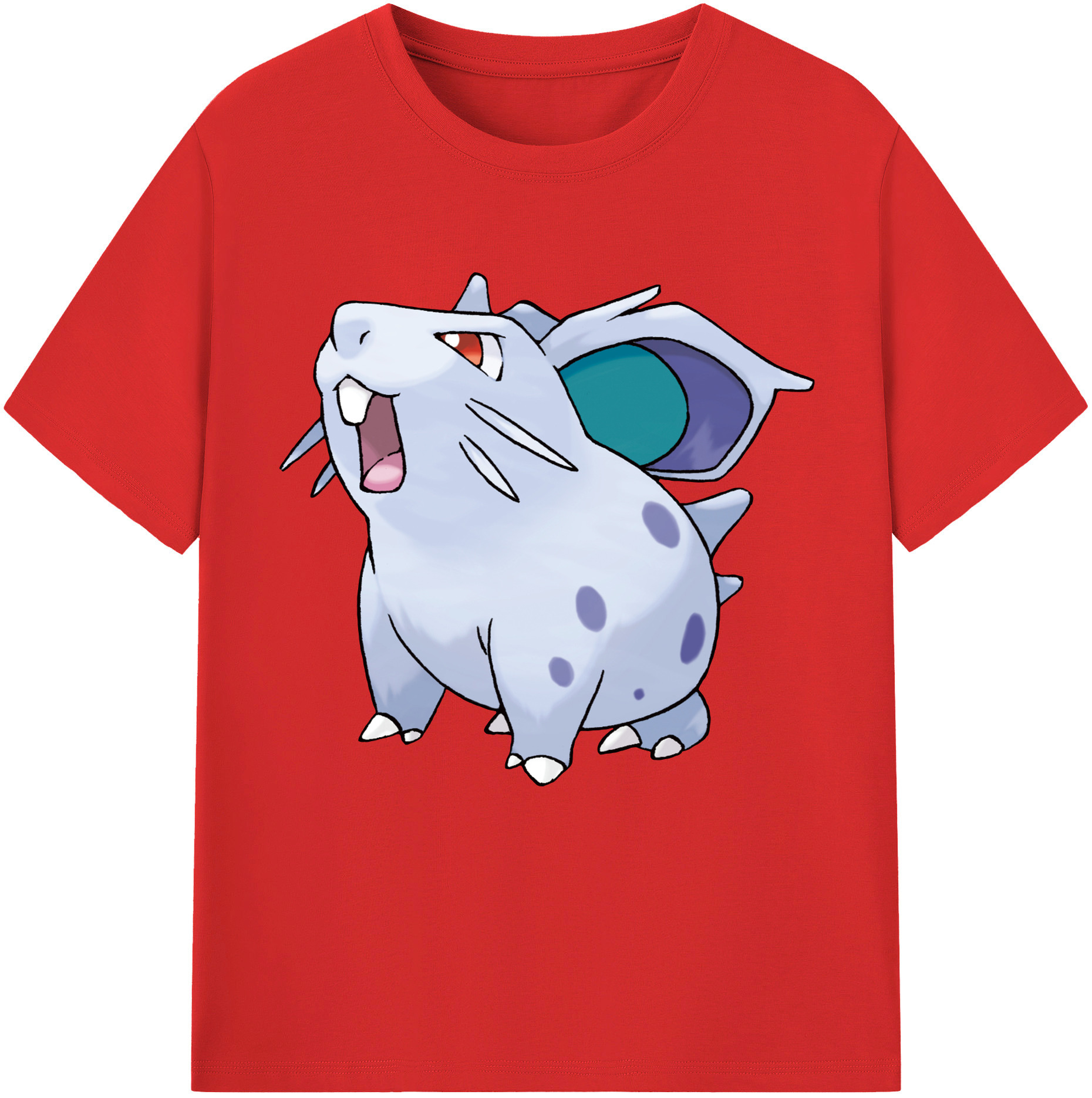 （画像用） ポケットモンスター Pokémon レディースカジュアルプリントTシャツ（綿100％）