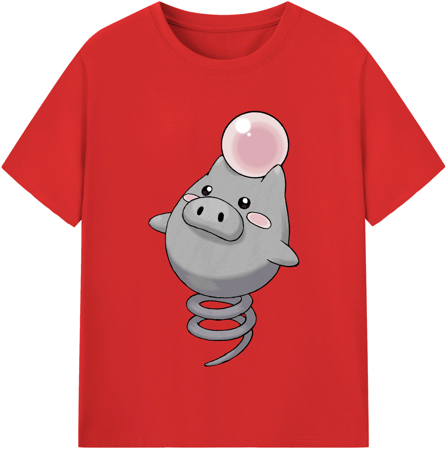 （画像用） ポケットモンスター Pokémon レディースカジュアルプリントTシャツ（綿100％）