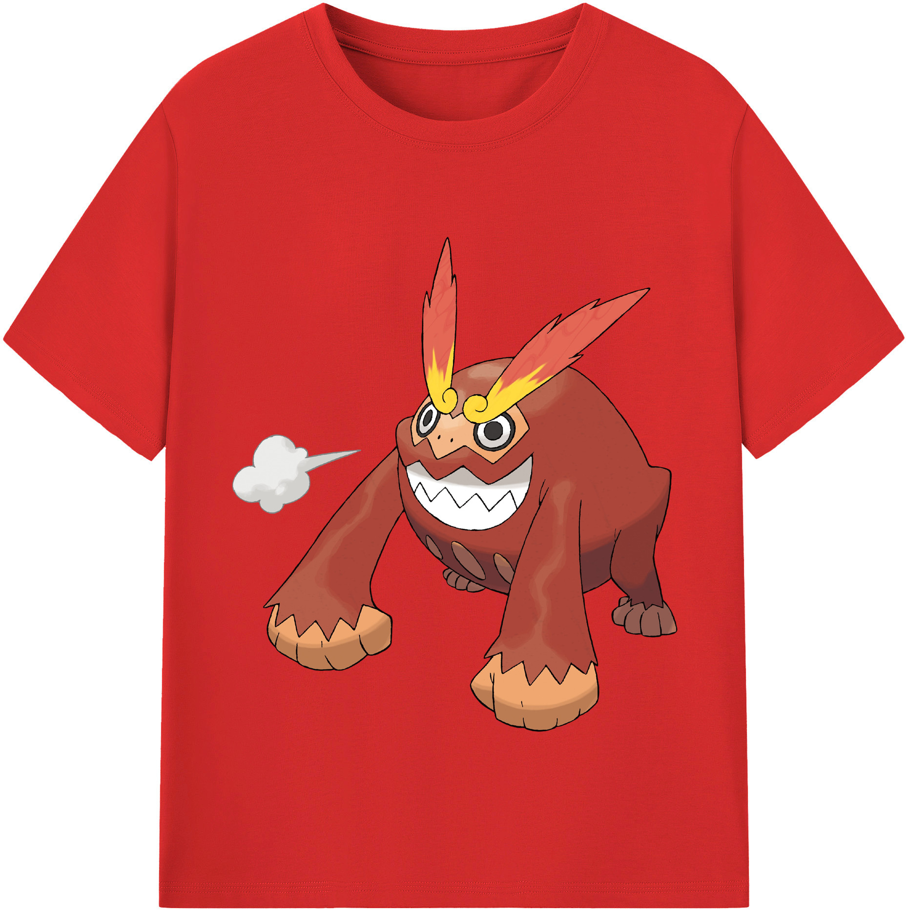 （画像用） ポケットモンスター Pokémon レディースカジュアルプリントTシャツ（綿100％）