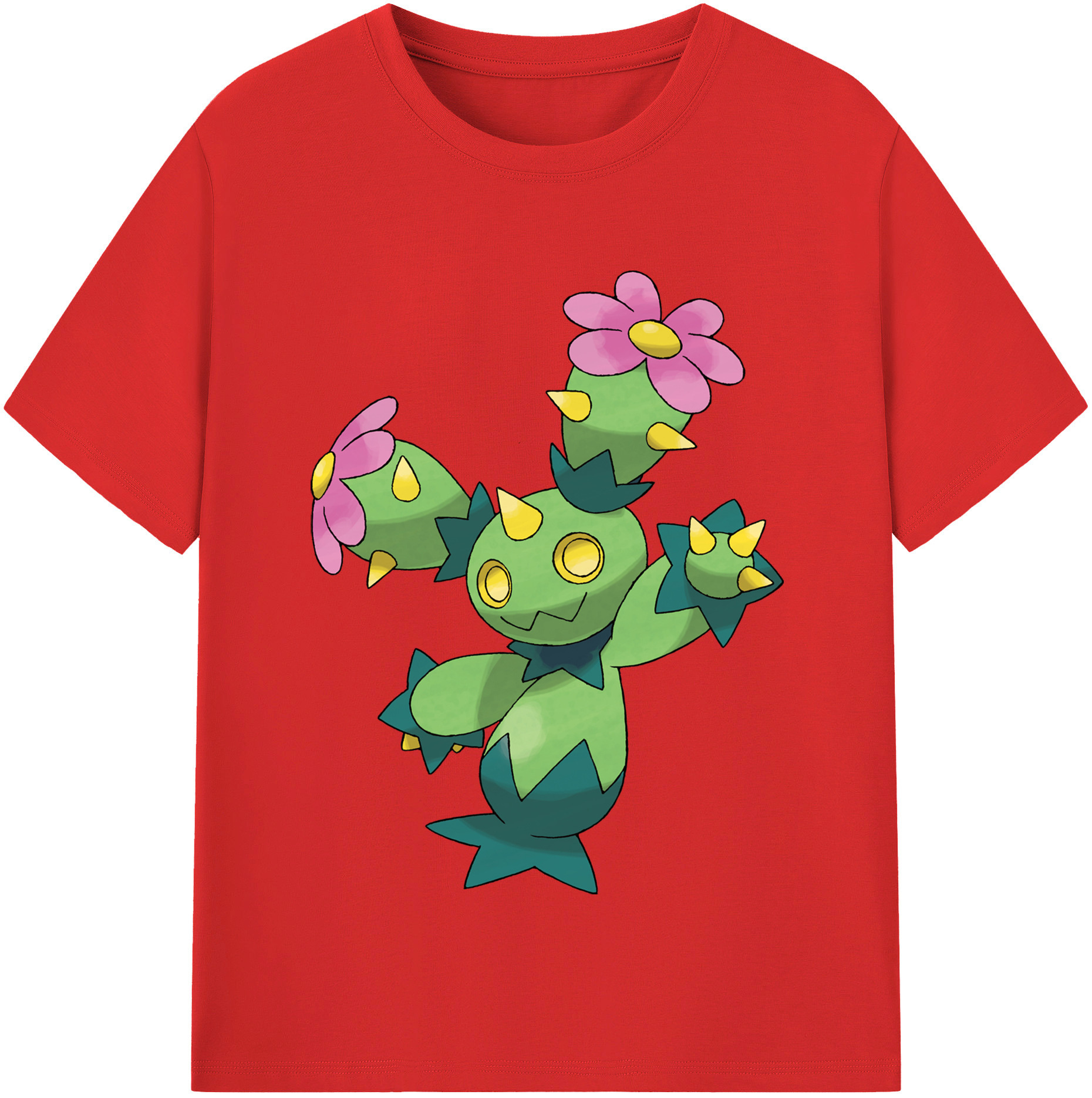 （画像用） ポケットモンスター Pokémon レディースカジュアルプリントTシャツ（綿100％）