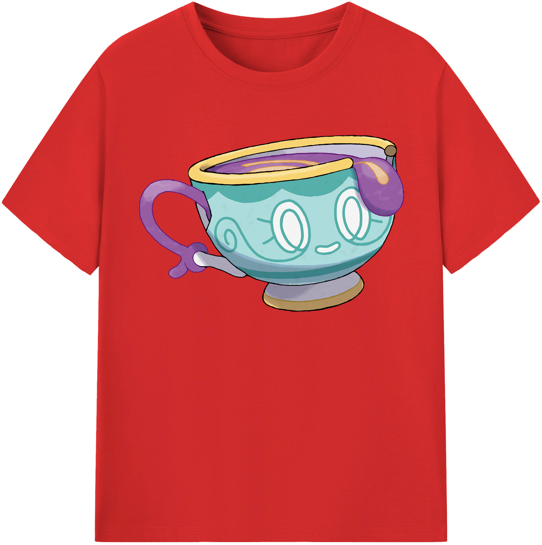 （画像用） ポケットモンスター Pokémon レディースカジュアルプリントTシャツ（綿100％）