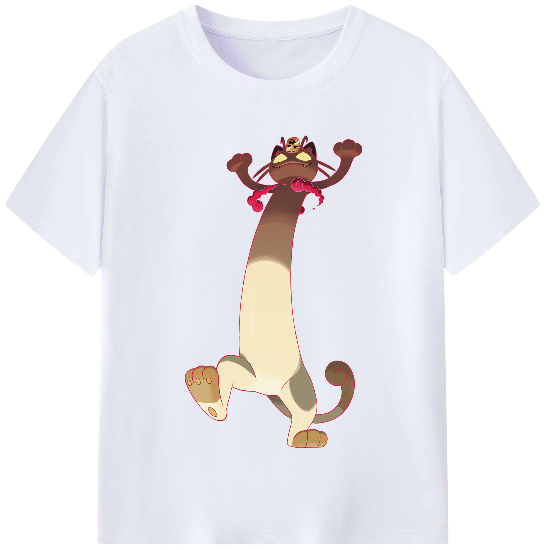 （画像用） ポケットモンスター Pokémon レディースカジュアルプリントTシャツ（綿100％）