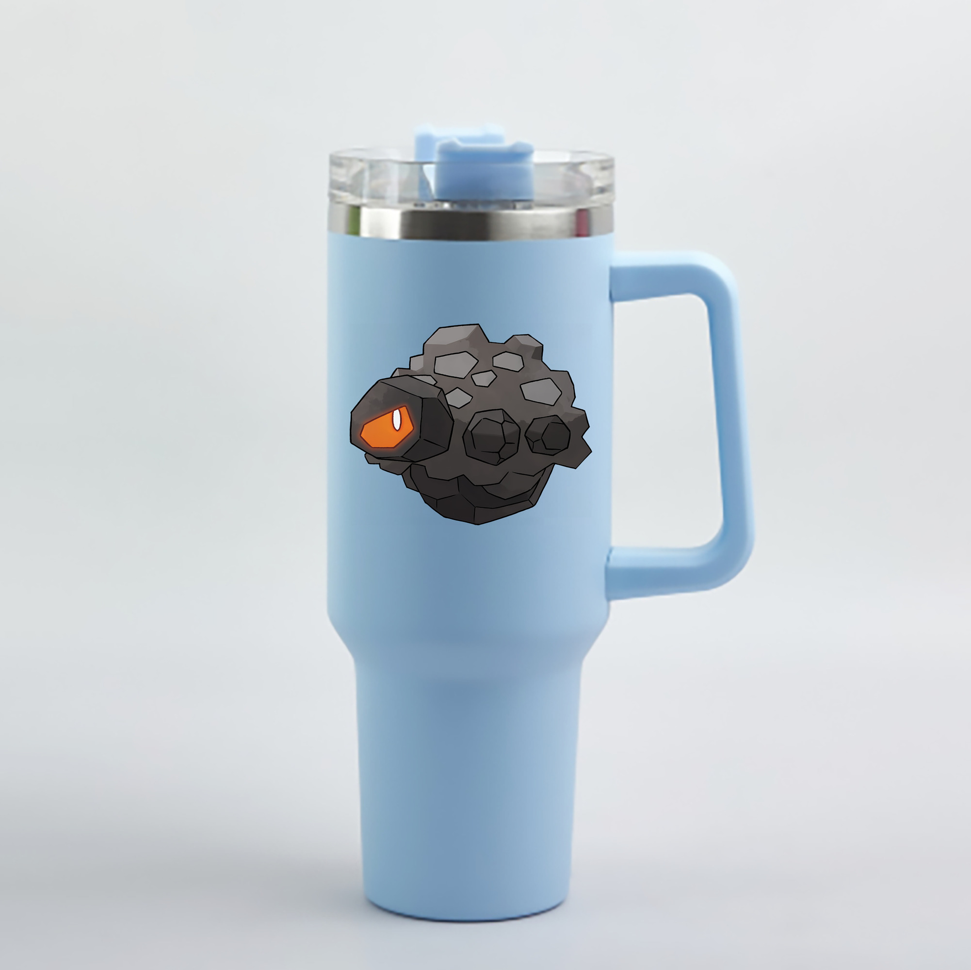 （画像用） ポケットモンスター Pokémon 1200mL車用タンブラー - クリスタルステッカー（プラスチックストロー付き）