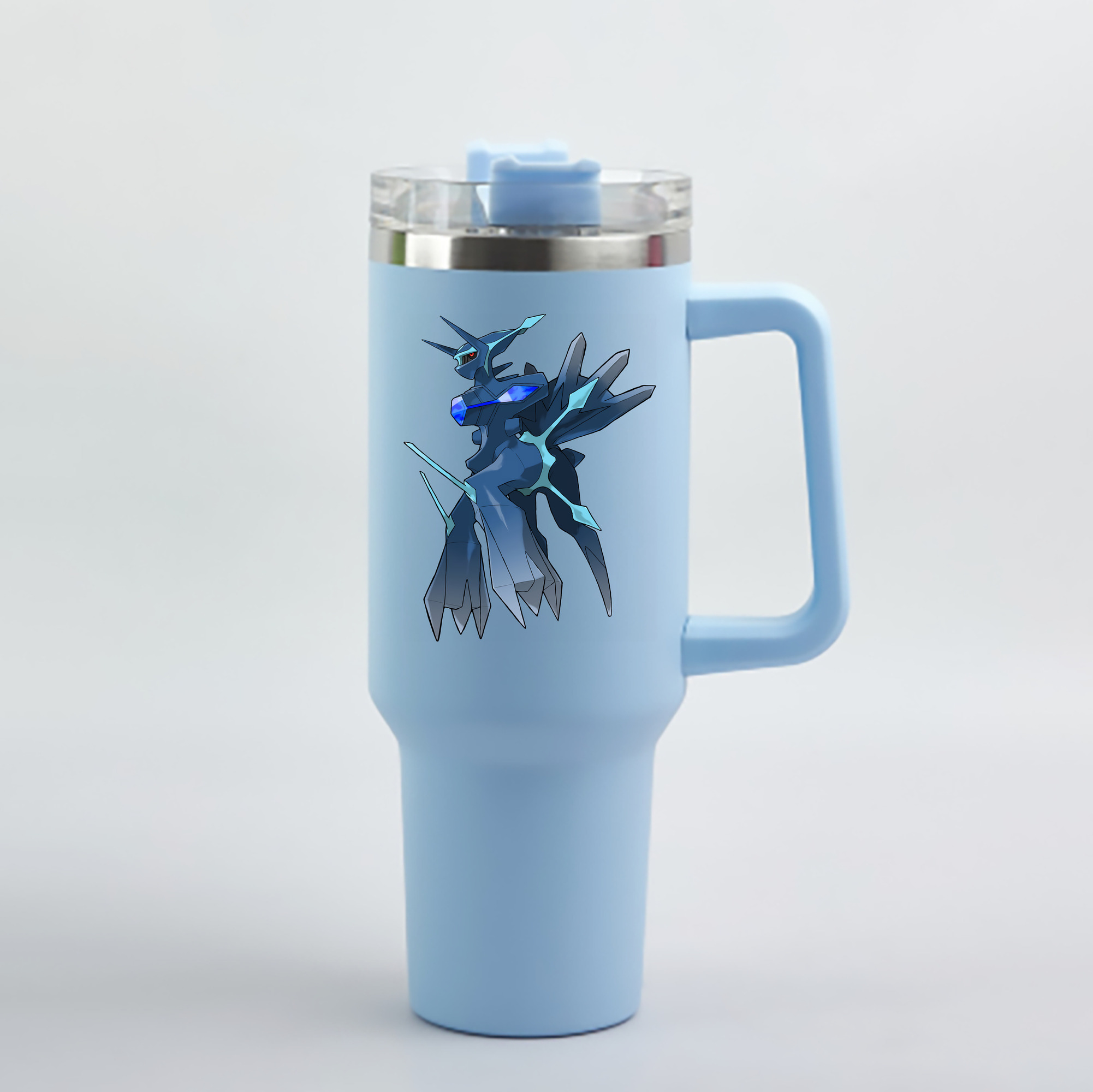（画像用） ポケットモンスター Pokémon 1200mL車用タンブラー - クリスタルステッカー（プラスチックストロー付き）