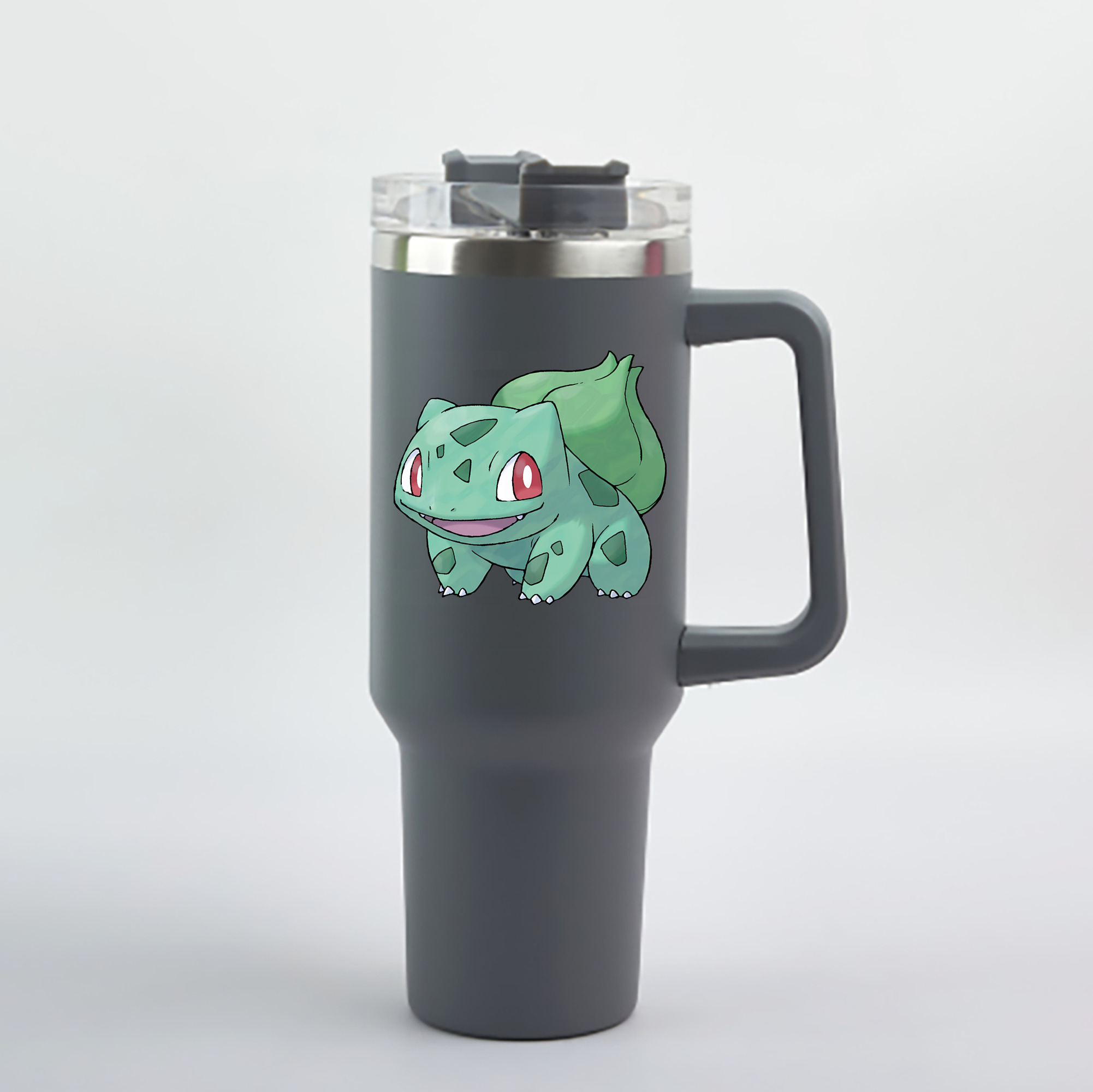 （画像用） ポケットモンスター Pokémon 1200mL車用タンブラー - クリスタルステッカー（プラスチックストロー付き）