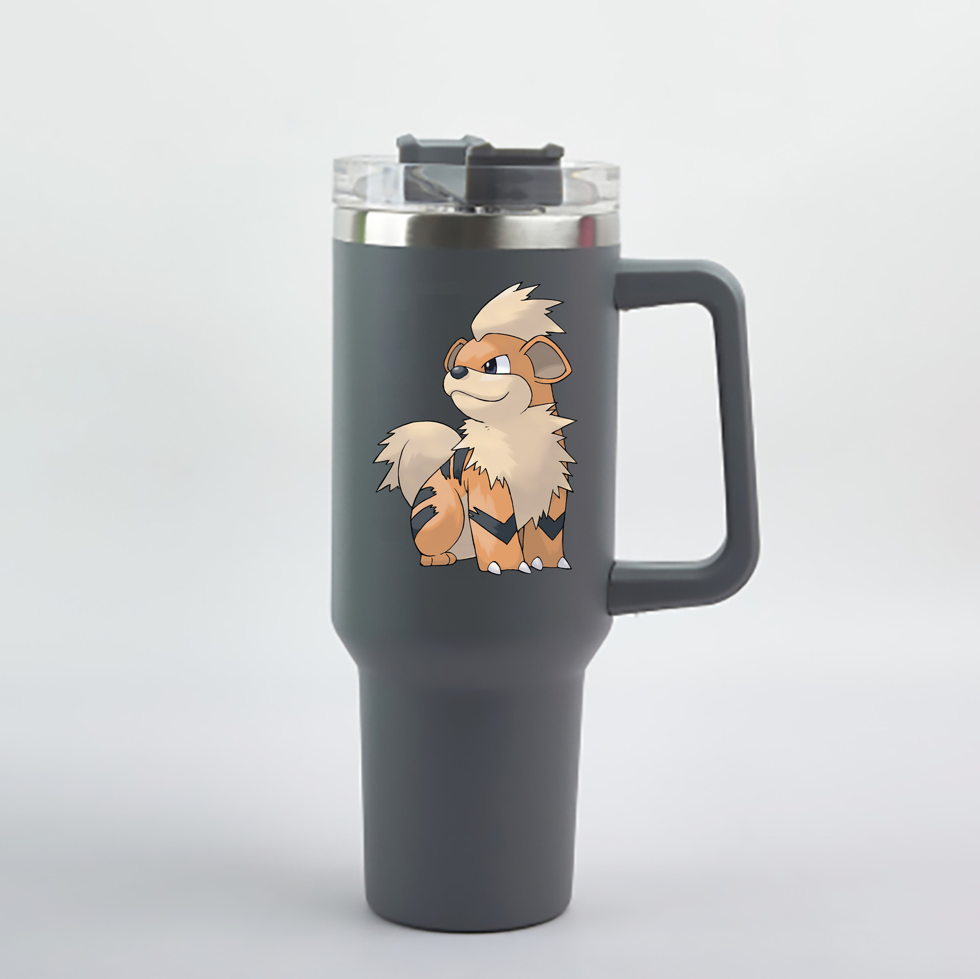 （画像用） ポケットモンスター Pokémon 1200mL車用タンブラー - クリスタルステッカー（プラスチックストロー付き）