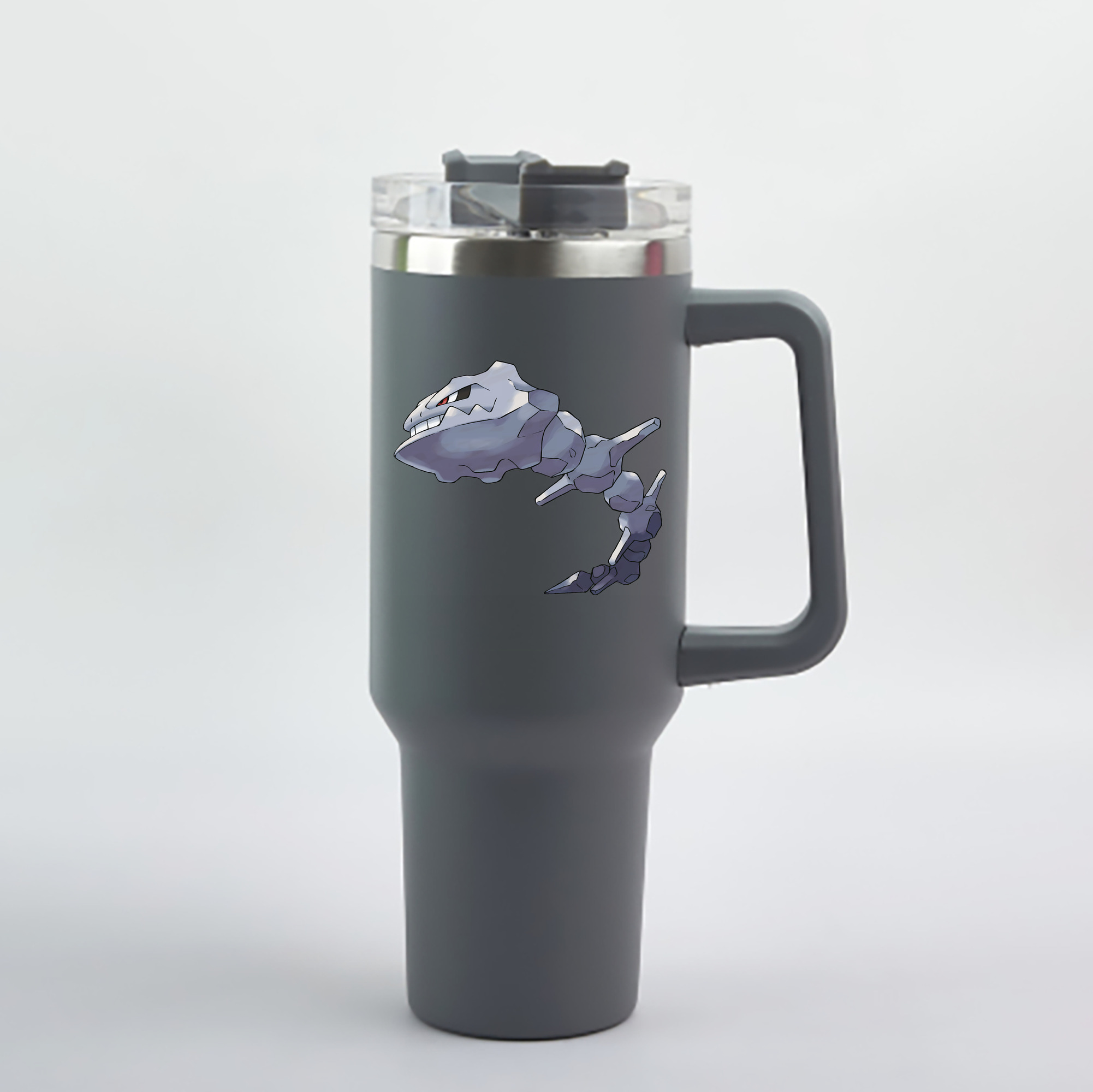（画像用） ポケットモンスター Pokémon 1200mL車用タンブラー - クリスタルステッカー（プラスチックストロー付き）
