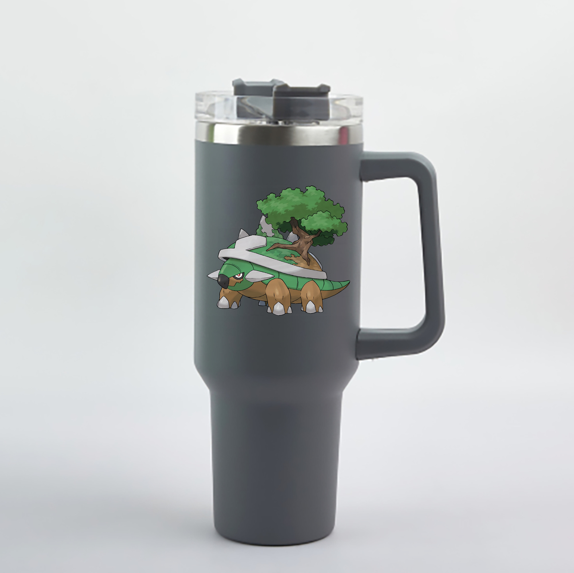 （画像用） ポケットモンスター Pokémon 1200mL車用タンブラー - クリスタルステッカー（プラスチックストロー付き）