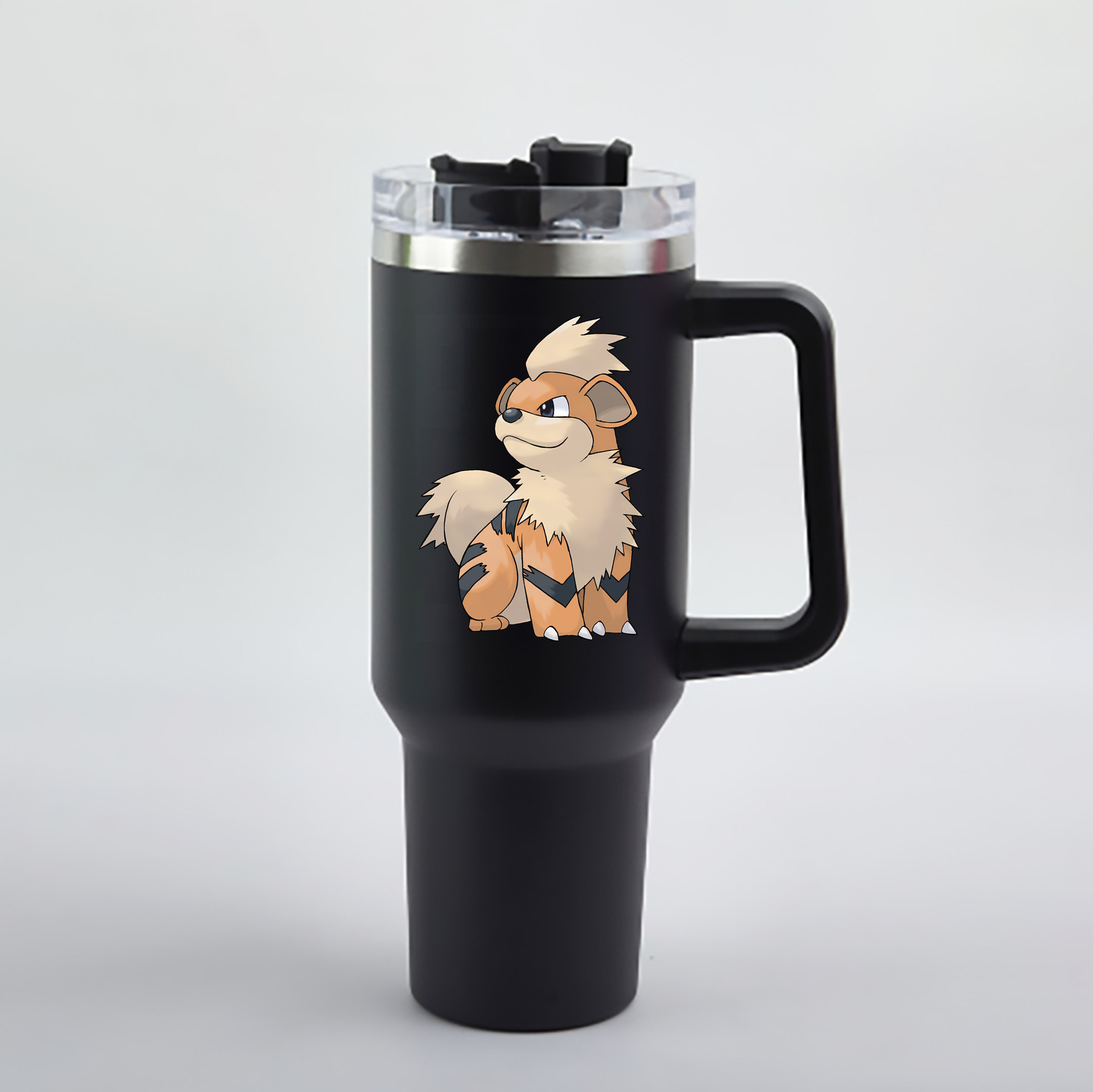 （画像用） ポケットモンスター Pokémon 1200mL車用タンブラー - クリスタルステッカー（プラスチックストロー付き）