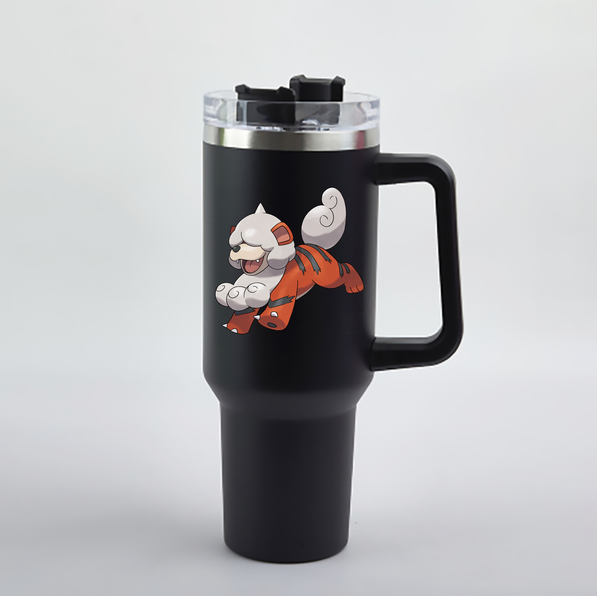 （画像用） ポケットモンスター Pokémon 1200mL車用タンブラー - クリスタルステッカー（プラスチックストロー付き）
