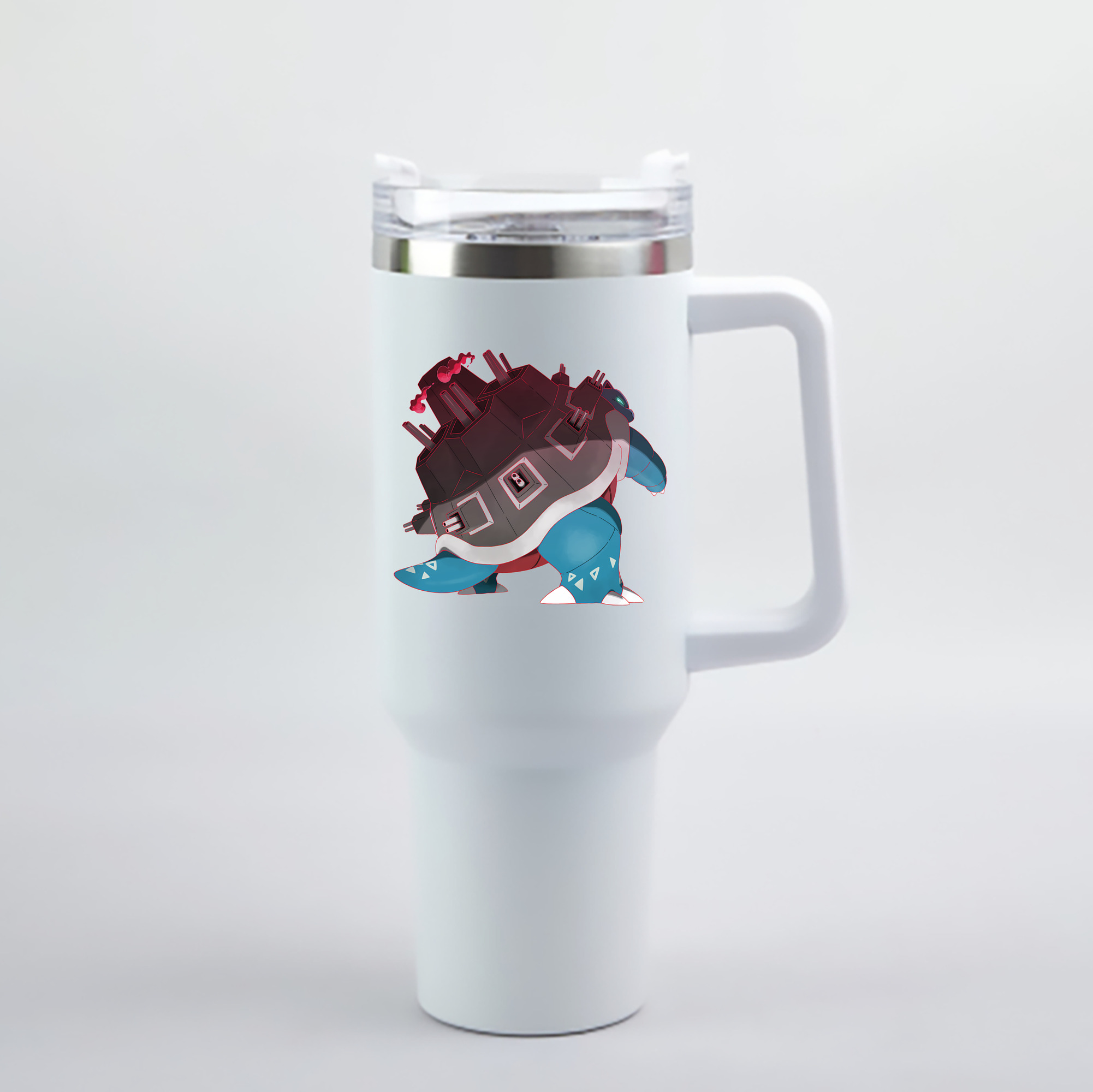 （画像用） ポケットモンスター Pokémon 1200mL車用タンブラー - クリスタルステッカー（プラスチックストロー付き）