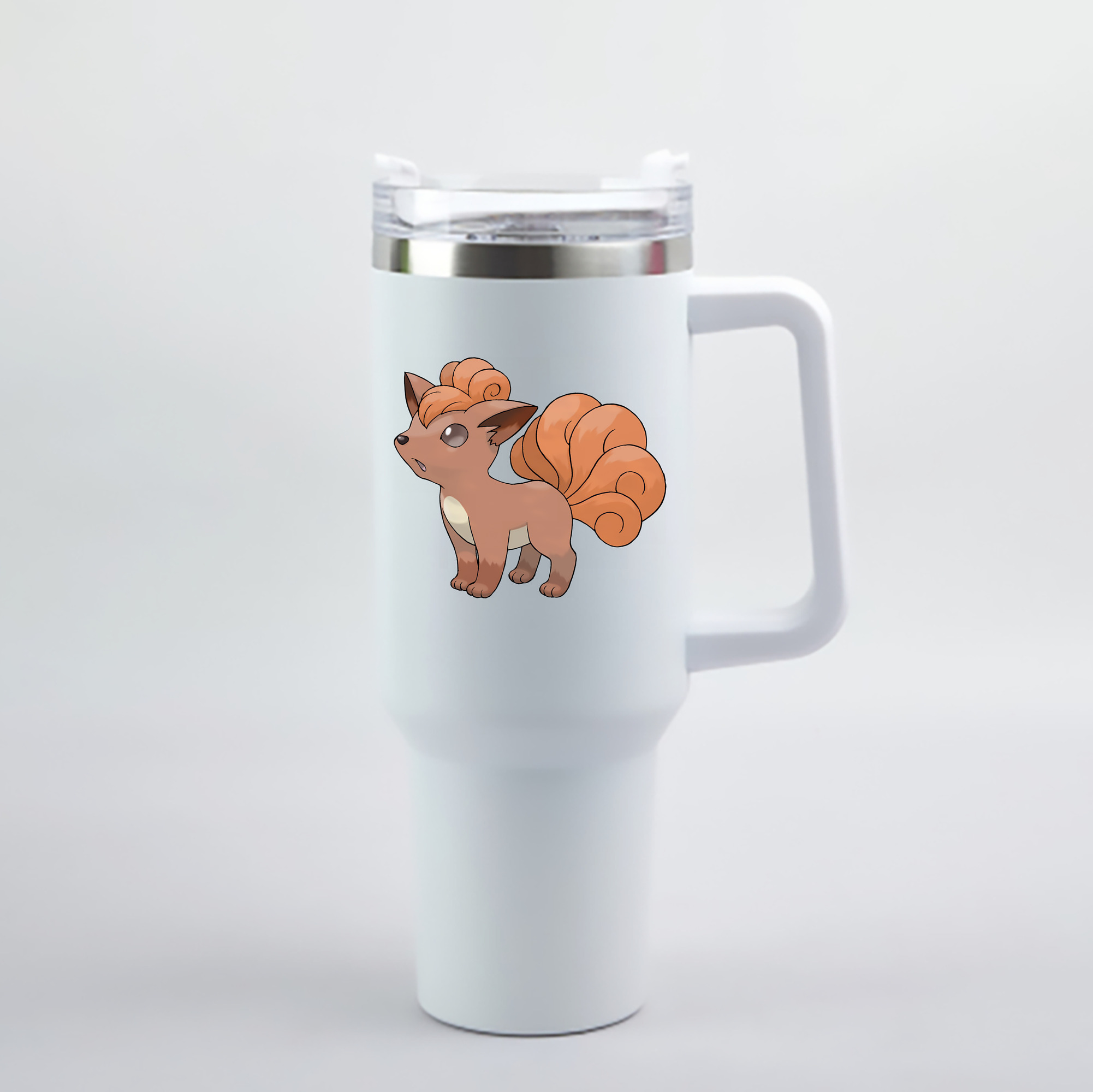 （画像用） ポケットモンスター Pokémon 1200mL車用タンブラー - クリスタルステッカー（プラスチックストロー付き）