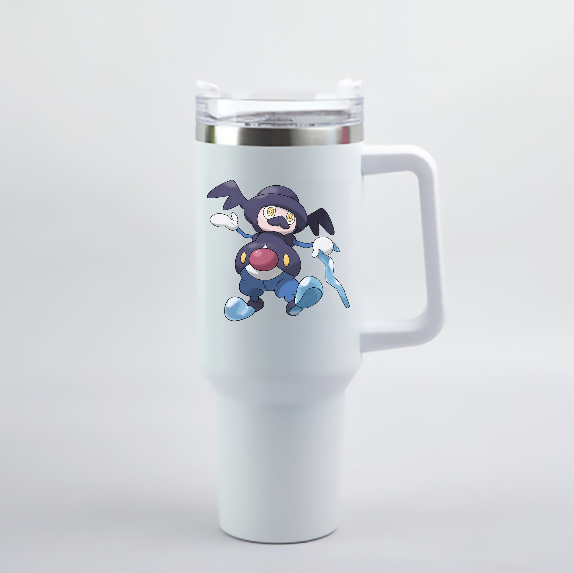 （画像用） ポケットモンスター Pokémon 1200mL車用タンブラー - クリスタルステッカー（プラスチックストロー付き）