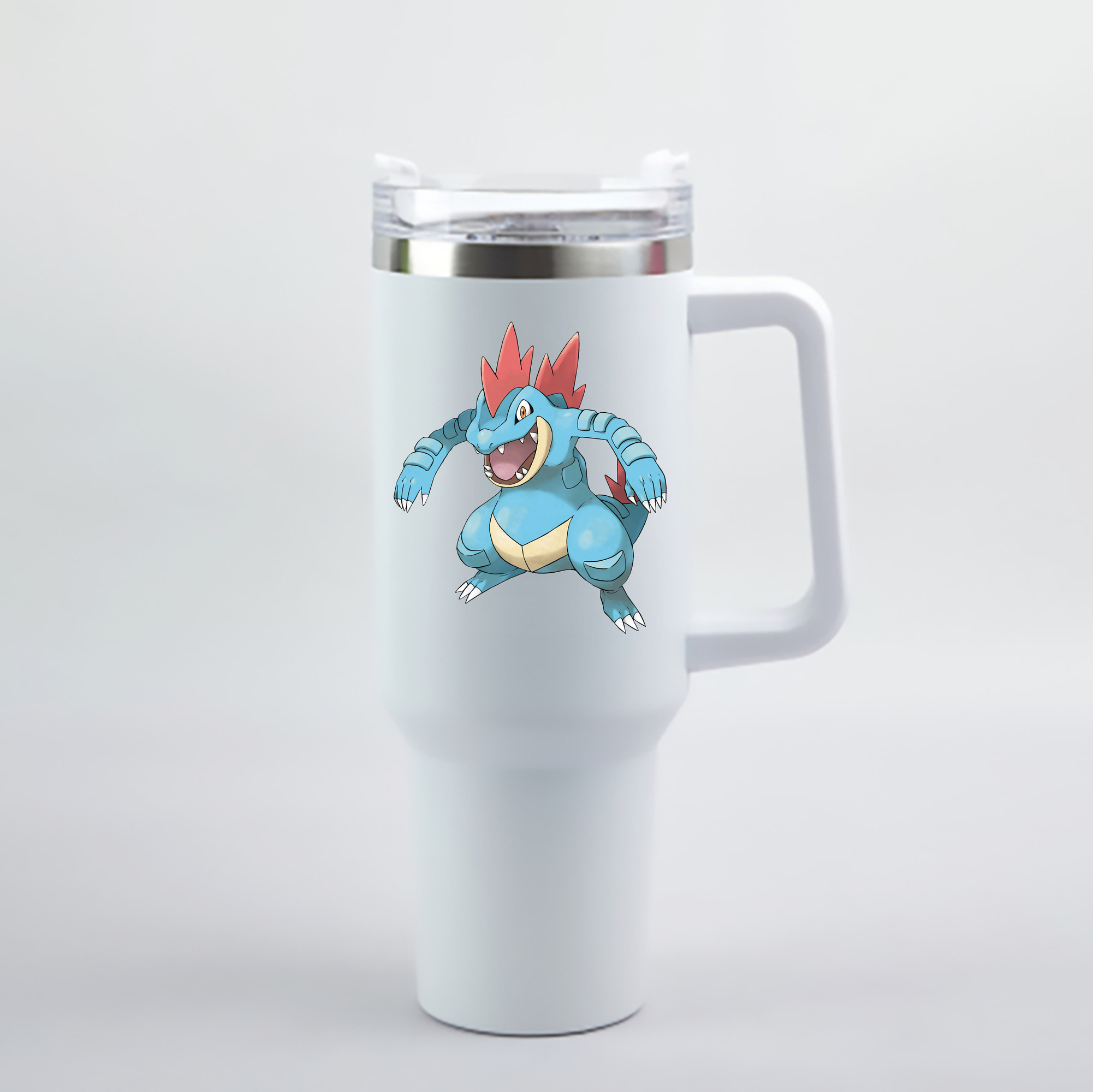 （画像用） ポケットモンスター Pokémon 1200mL車用タンブラー - クリスタルステッカー（プラスチックストロー付き）