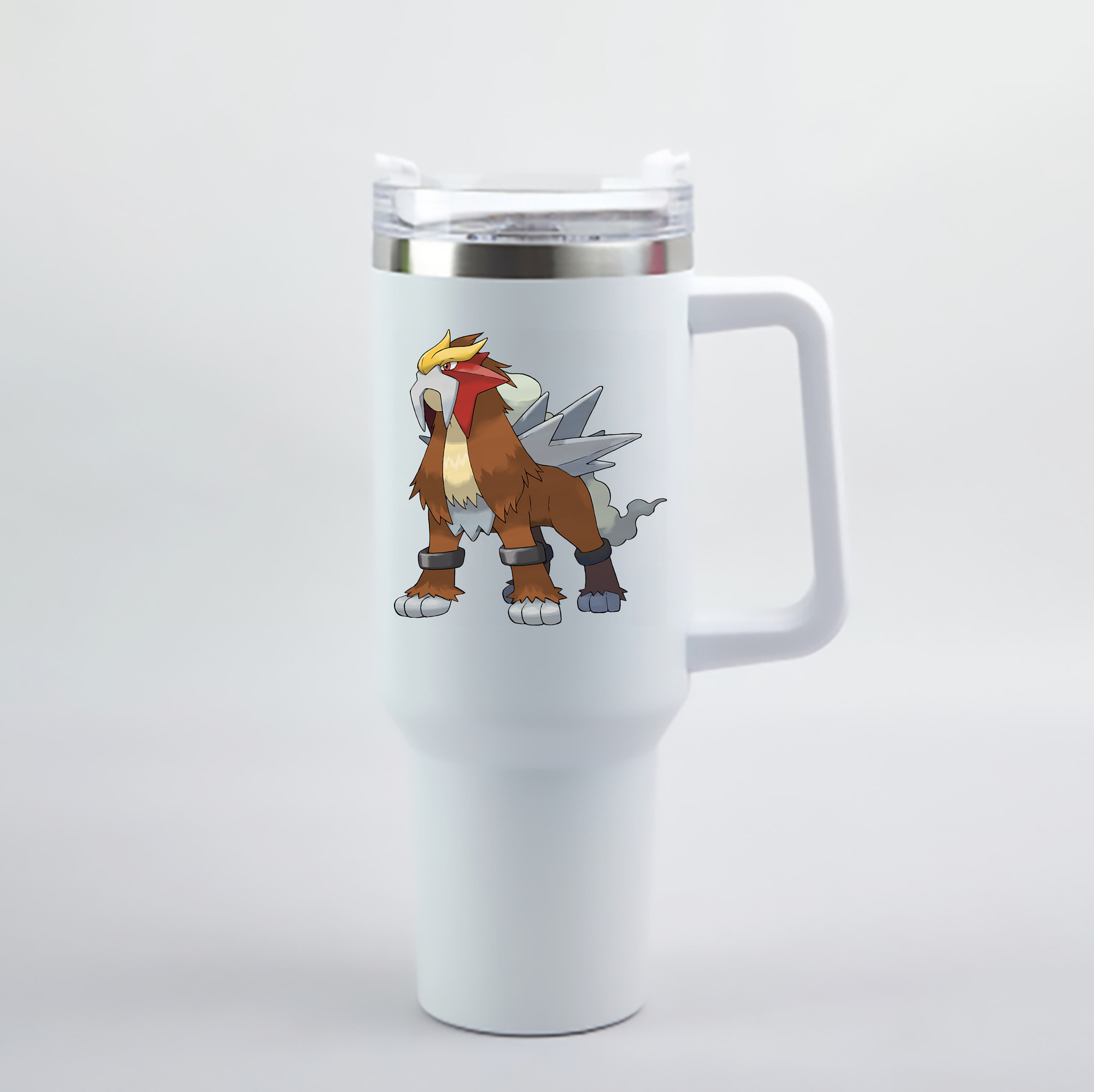 （画像用） ポケットモンスター Pokémon 1200mL車用タンブラー - クリスタルステッカー（プラスチックストロー付き）