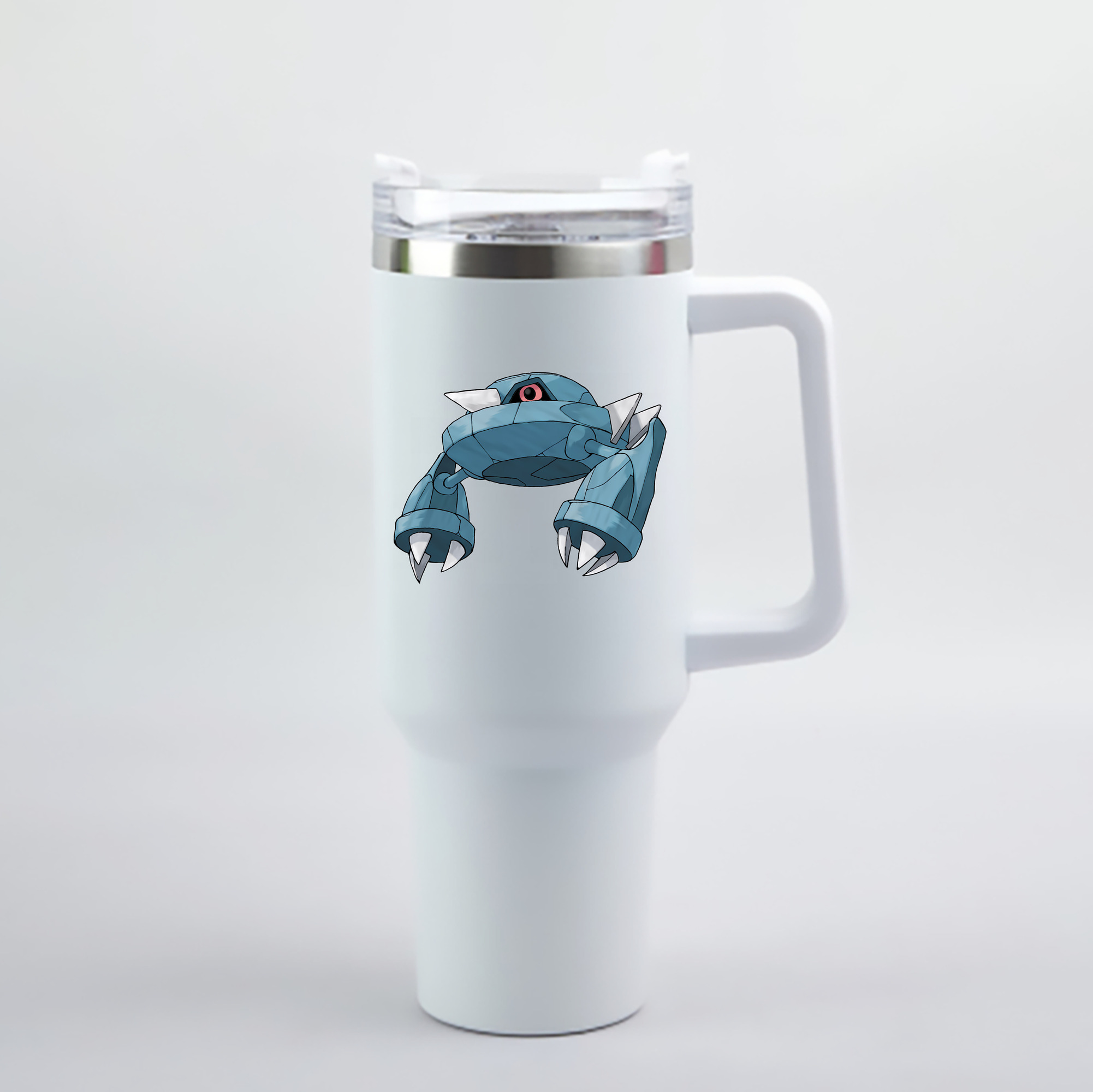 （画像用） ポケットモンスター Pokémon 1200mL車用タンブラー - クリスタルステッカー（プラスチックストロー付き）