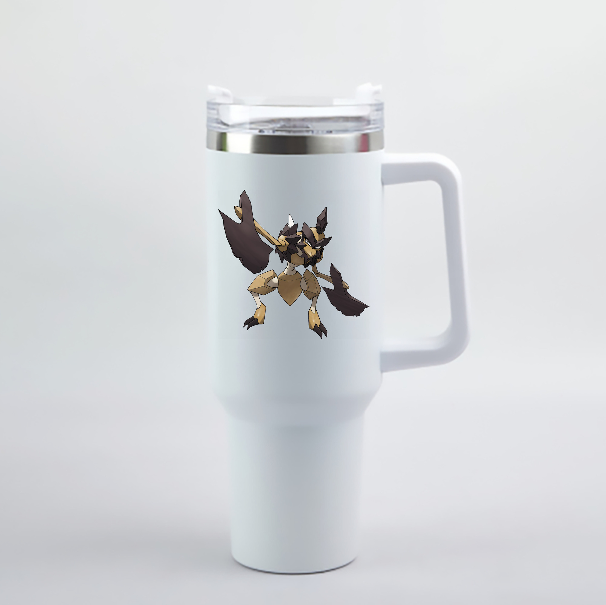 （画像用） ポケットモンスター Pokémon 1200mL車用タンブラー - クリスタルステッカー（プラスチックストロー付き）