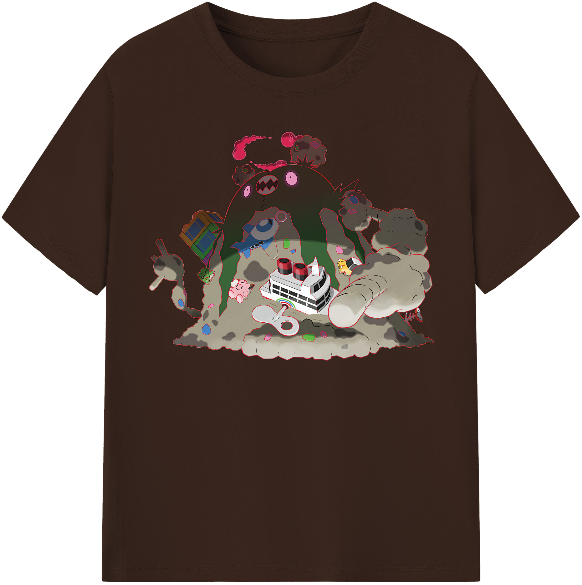 （画像用） ポケットモンスター Pokémon 綿100％半袖Tシャツ（フロントプリント）