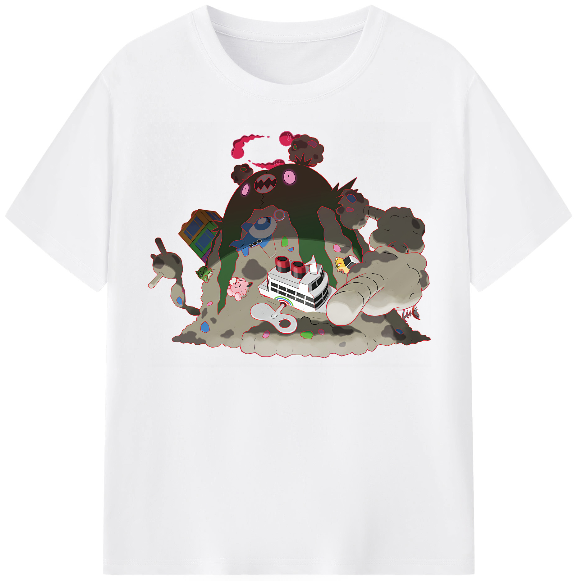 （画像用） ポケットモンスター Pokémon 綿100％半袖Tシャツ（フロントプリント）