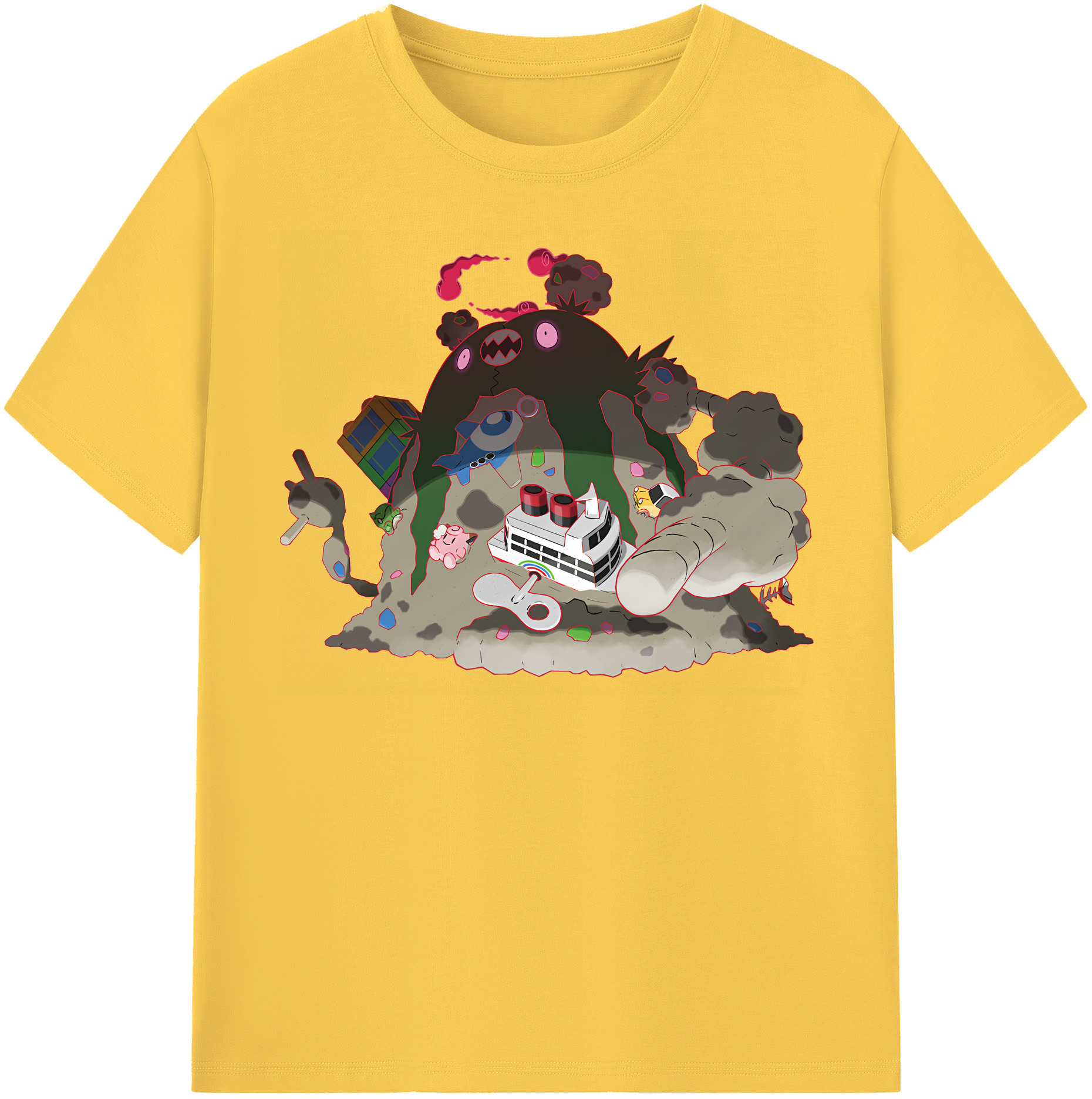 （画像用） ポケットモンスター Pokémon 綿100％半袖Tシャツ（フロントプリント）