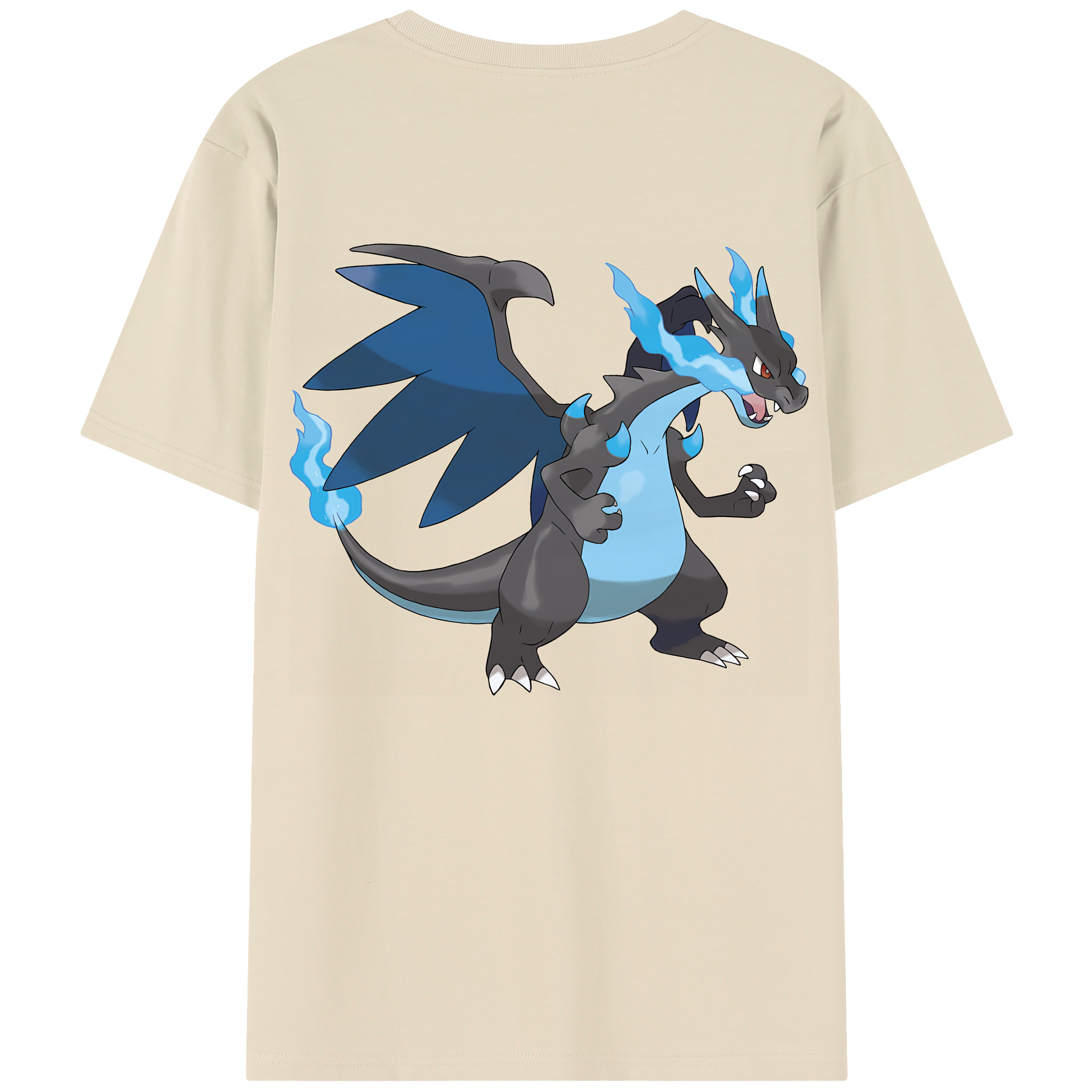 （画像用） ポケットモンスター Pokémon 綿100％半袖Tシャツ（背面プリント）