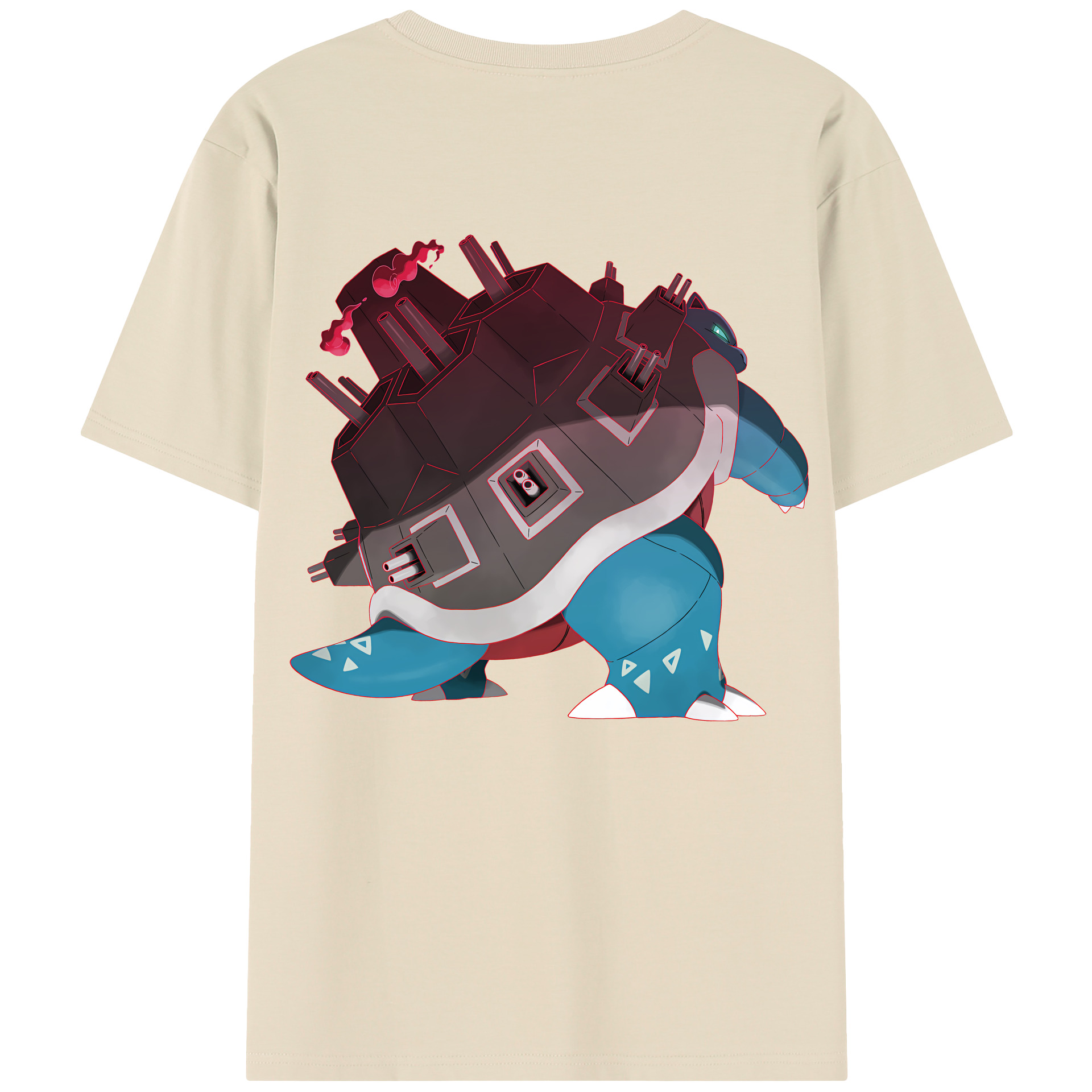 （画像用） ポケットモンスター Pokémon 綿100％半袖Tシャツ（背面プリント）