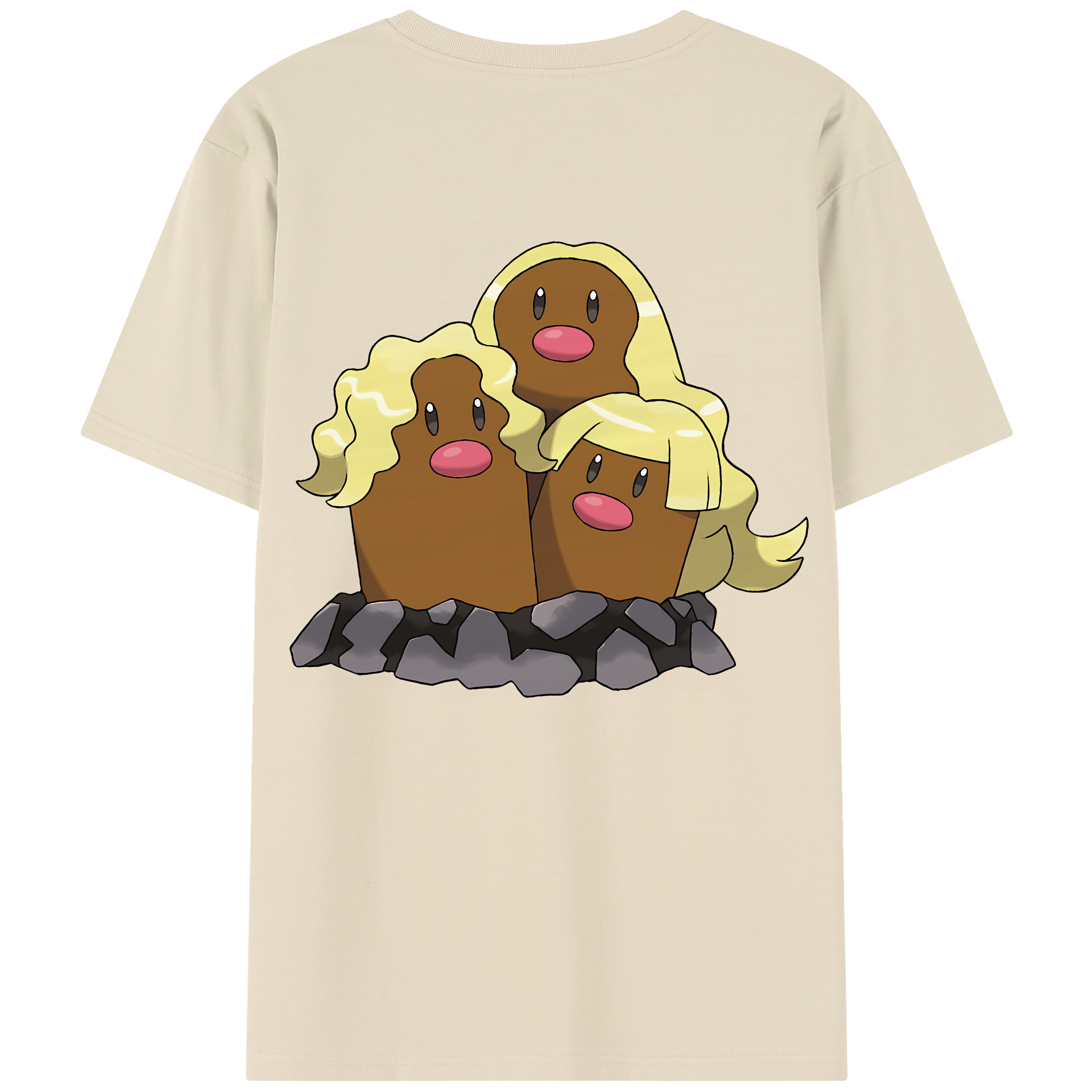 （画像用） ポケットモンスター Pokémon 綿100％半袖Tシャツ（背面プリント）