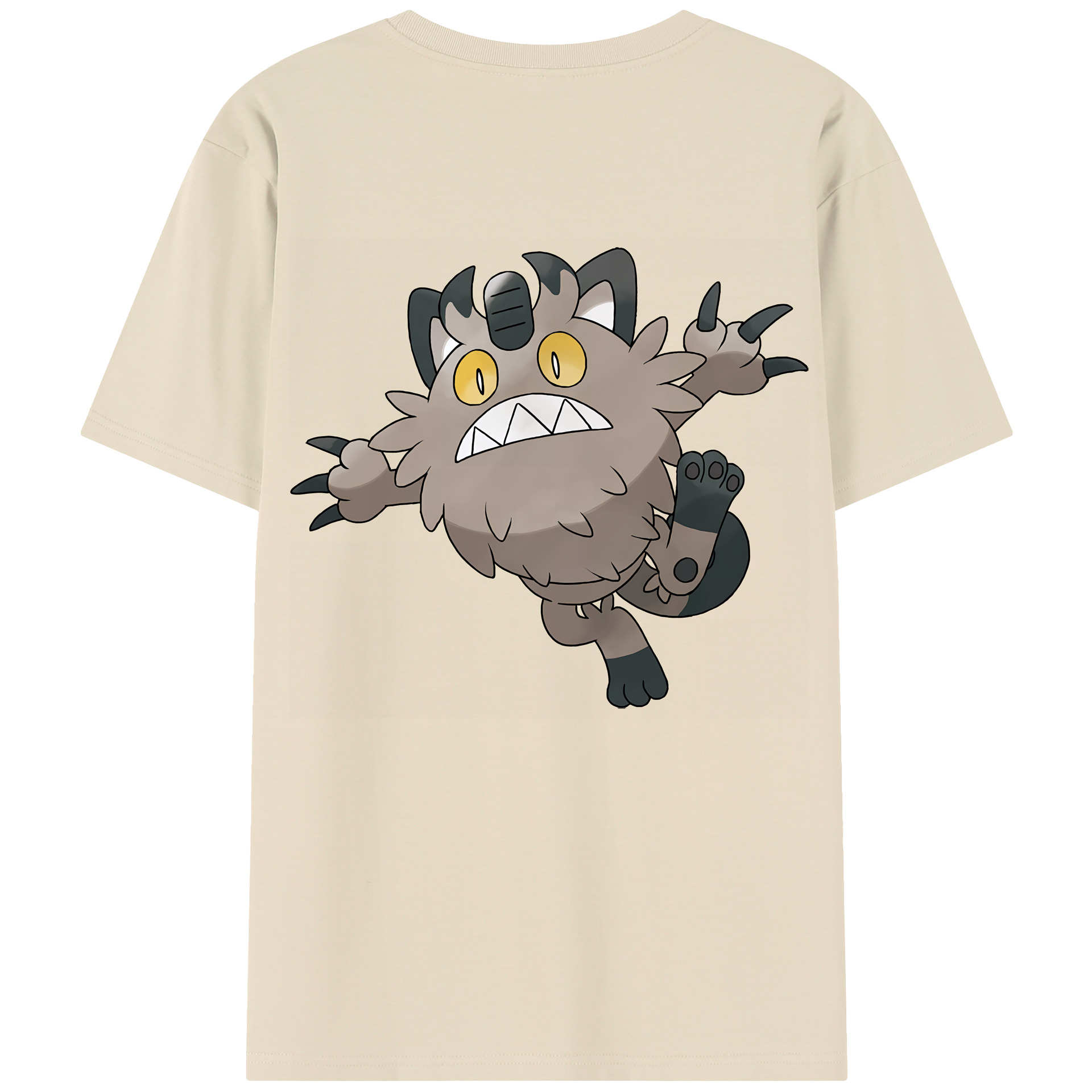 （画像用） ポケットモンスター Pokémon 綿100％半袖Tシャツ（背面プリント）