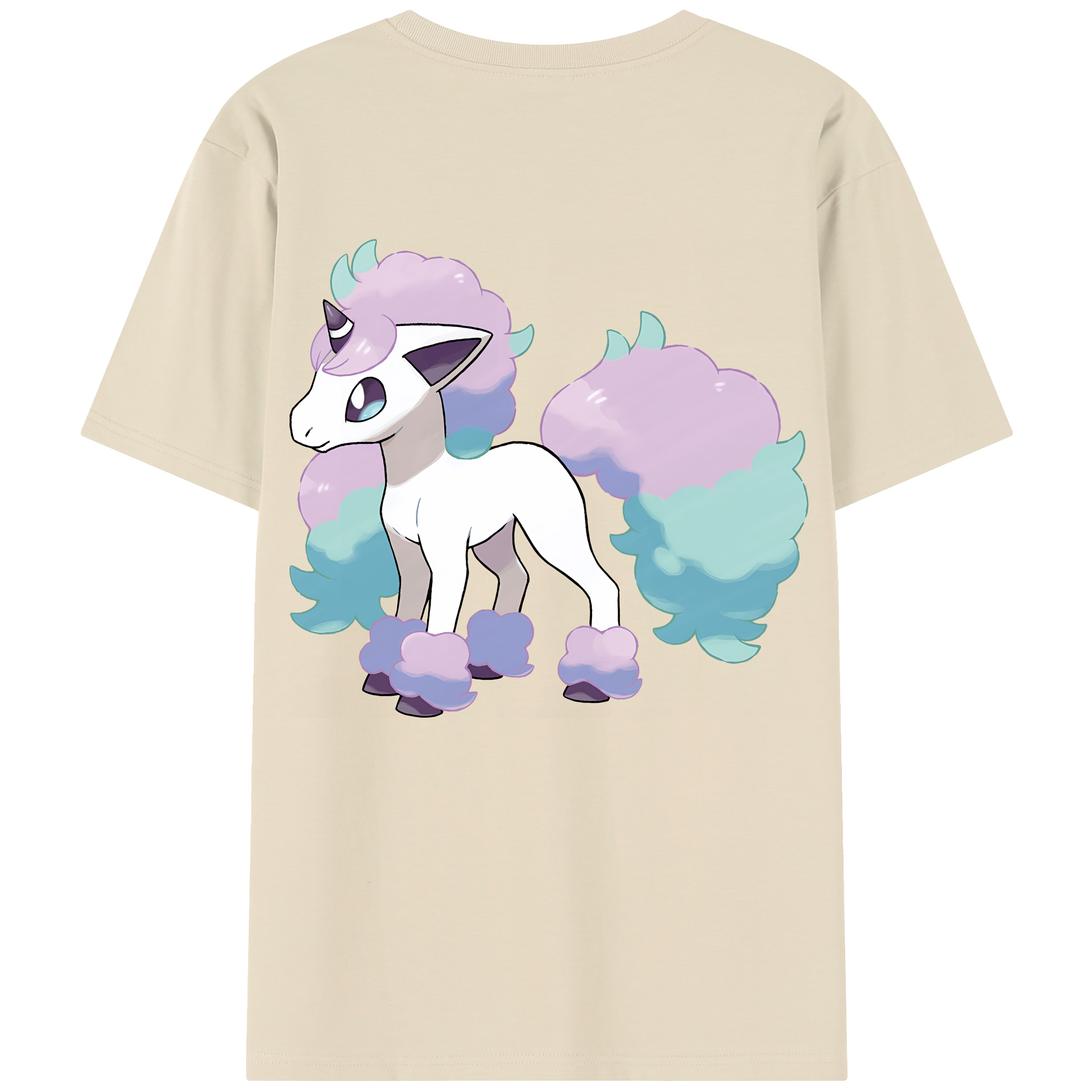 （画像用） ポケットモンスター Pokémon 綿100％半袖Tシャツ（背面プリント）
