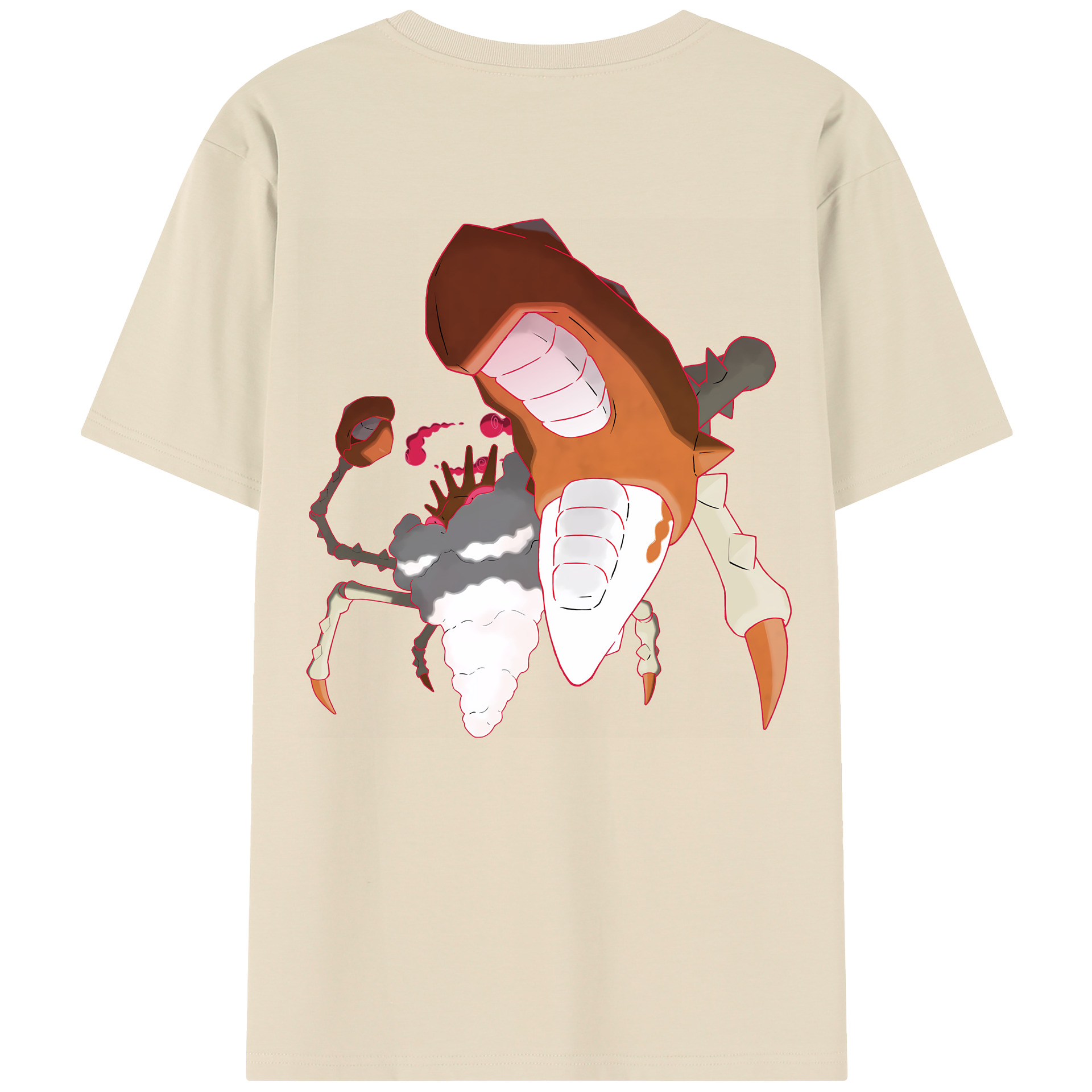 （画像用） ポケットモンスター Pokémon 綿100％半袖Tシャツ（背面プリント）