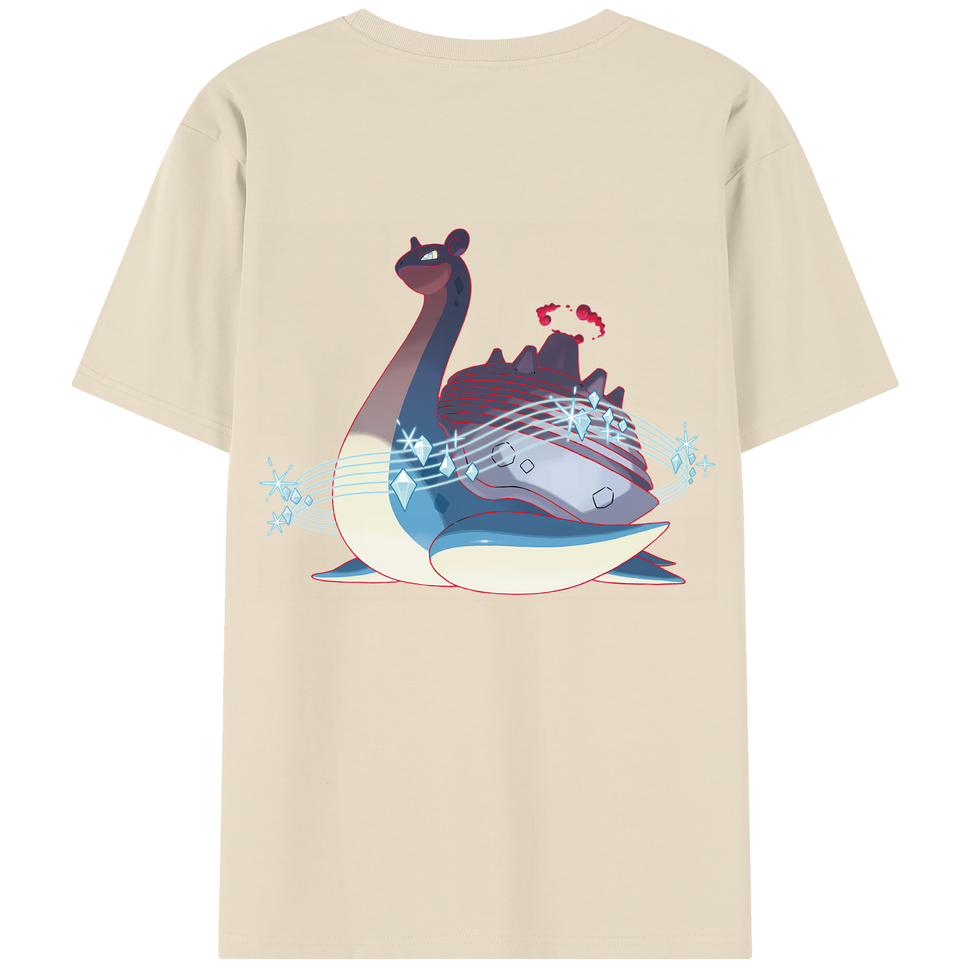 （画像用） ポケットモンスター Pokémon 綿100％半袖Tシャツ（背面プリント）