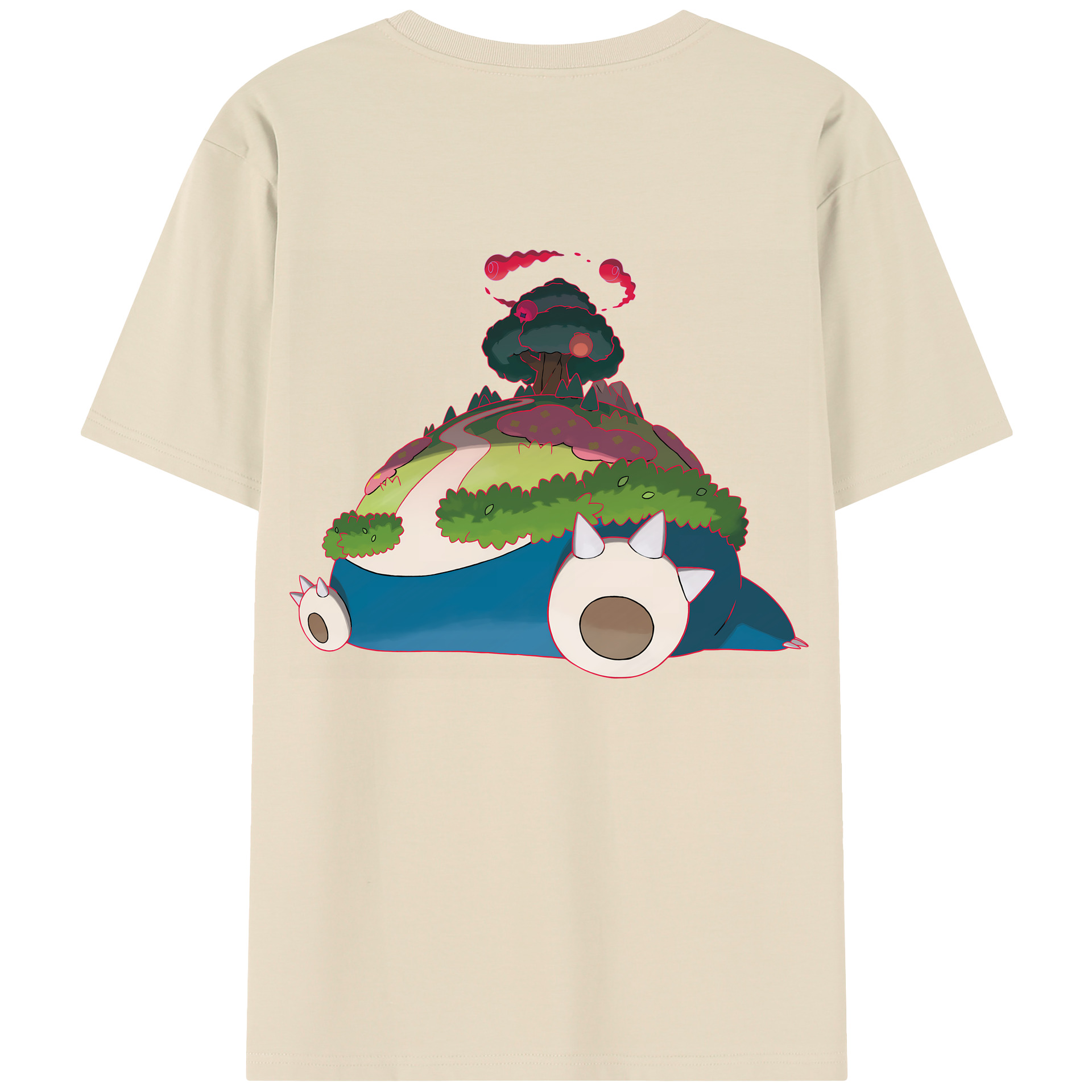 （画像用） ポケットモンスター Pokémon 綿100％半袖Tシャツ（背面プリント）
