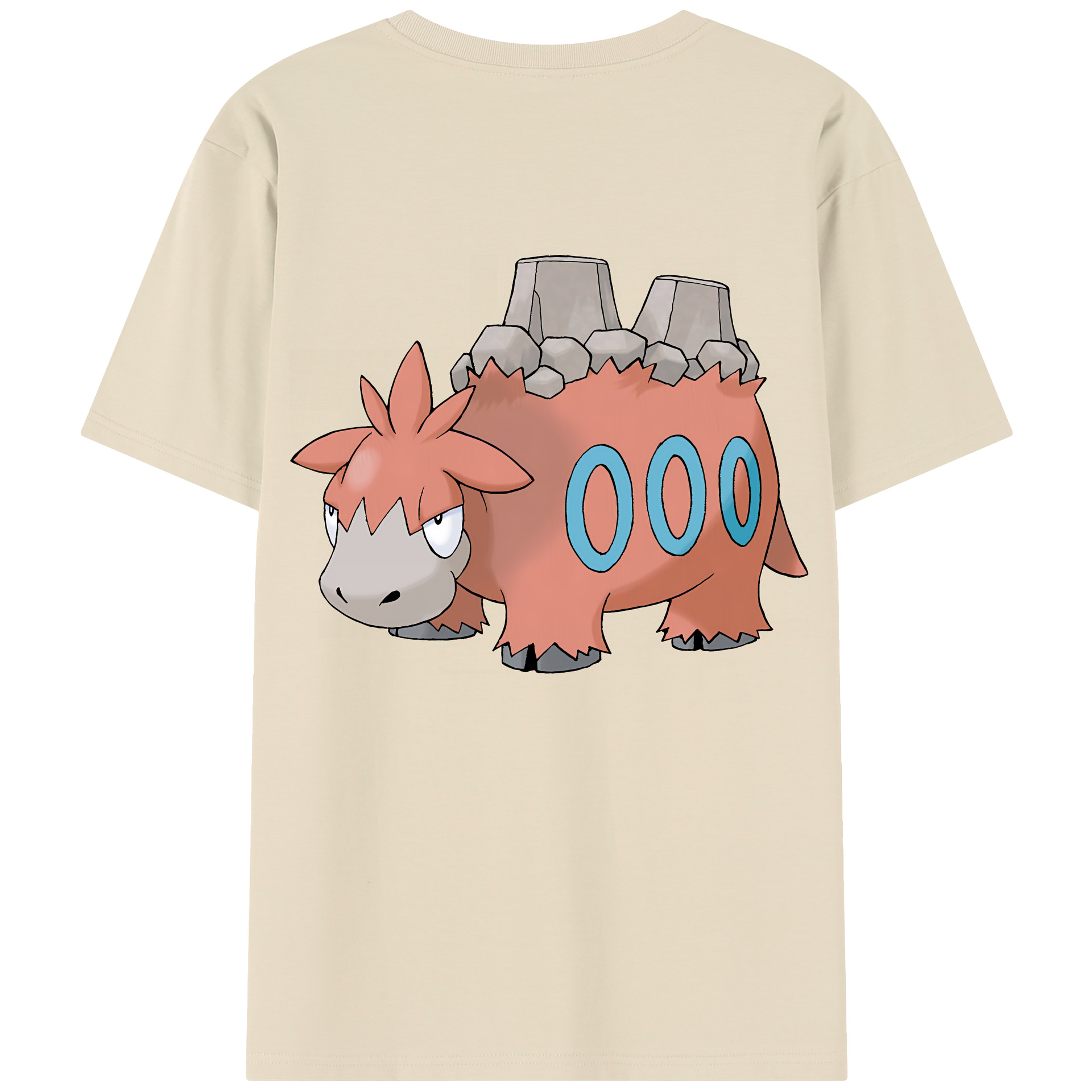 （画像用） ポケットモンスター Pokémon 綿100％半袖Tシャツ（背面プリント）