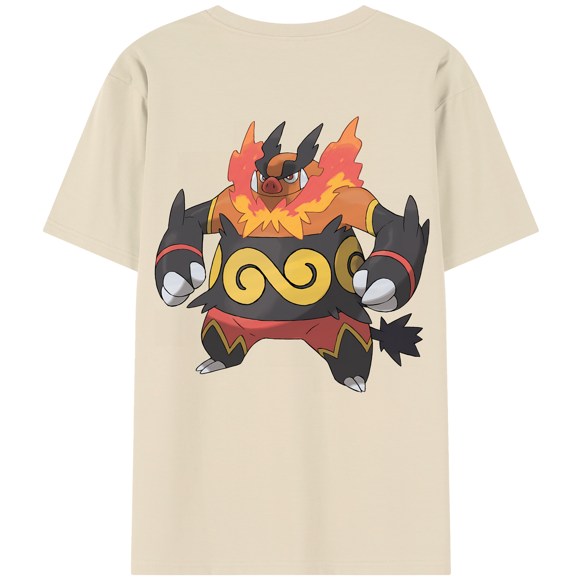 （画像用） ポケットモンスター Pokémon 綿100％半袖Tシャツ（背面プリント）